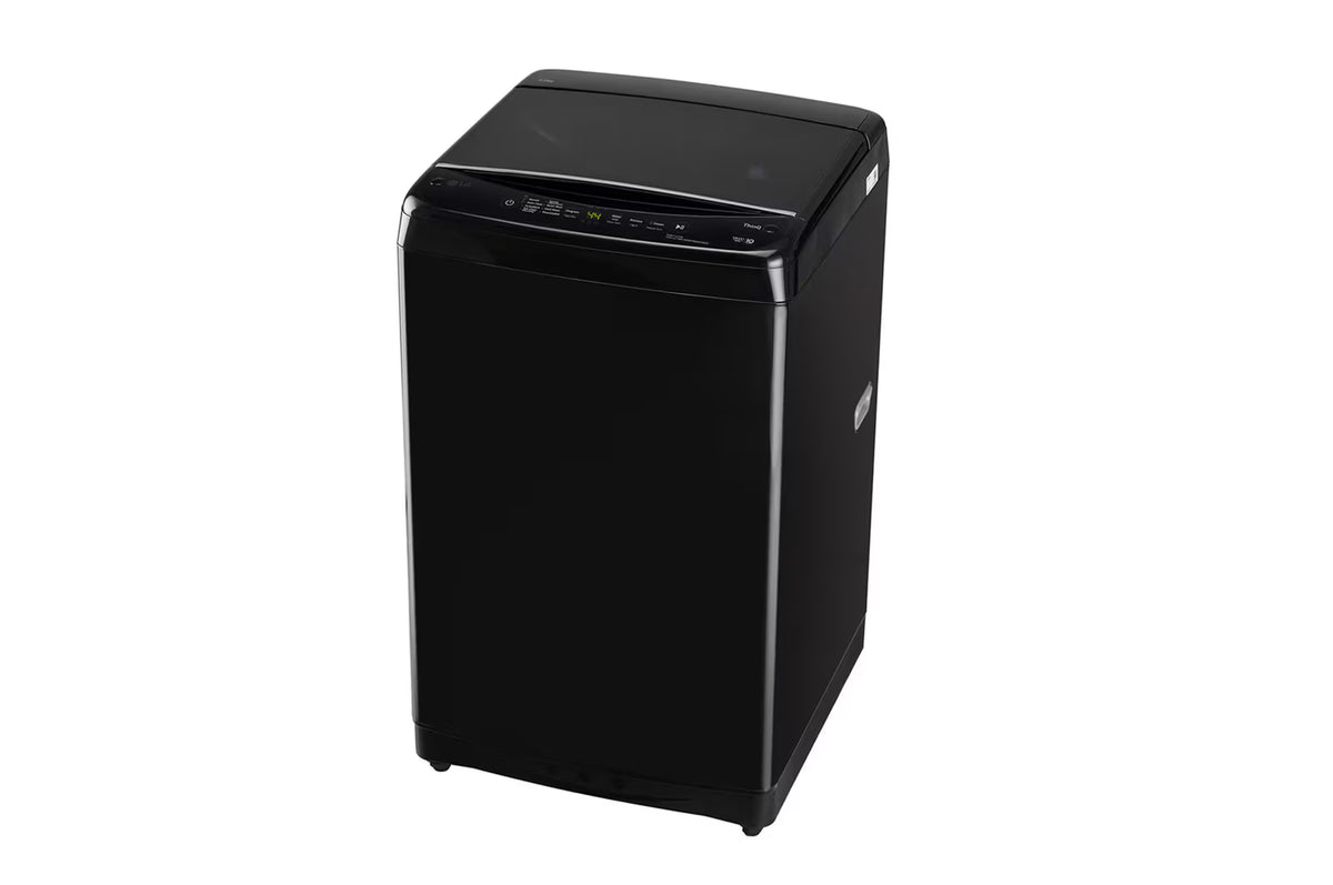 LG T12AJOB1Z | LG 12 Kg, 5 Star, Top Load Washing Machine with Smart Inverter Motor, TurboDrum, Onyx Black – Mahajan Electronics Online.