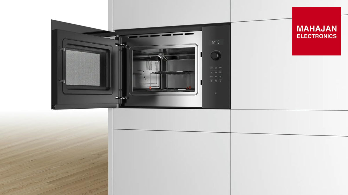 Bosch BEL554MB0I 25 Litre Series 6 Built-In Microwave Oven Stainless Steel – Mahajan Electronics Online.