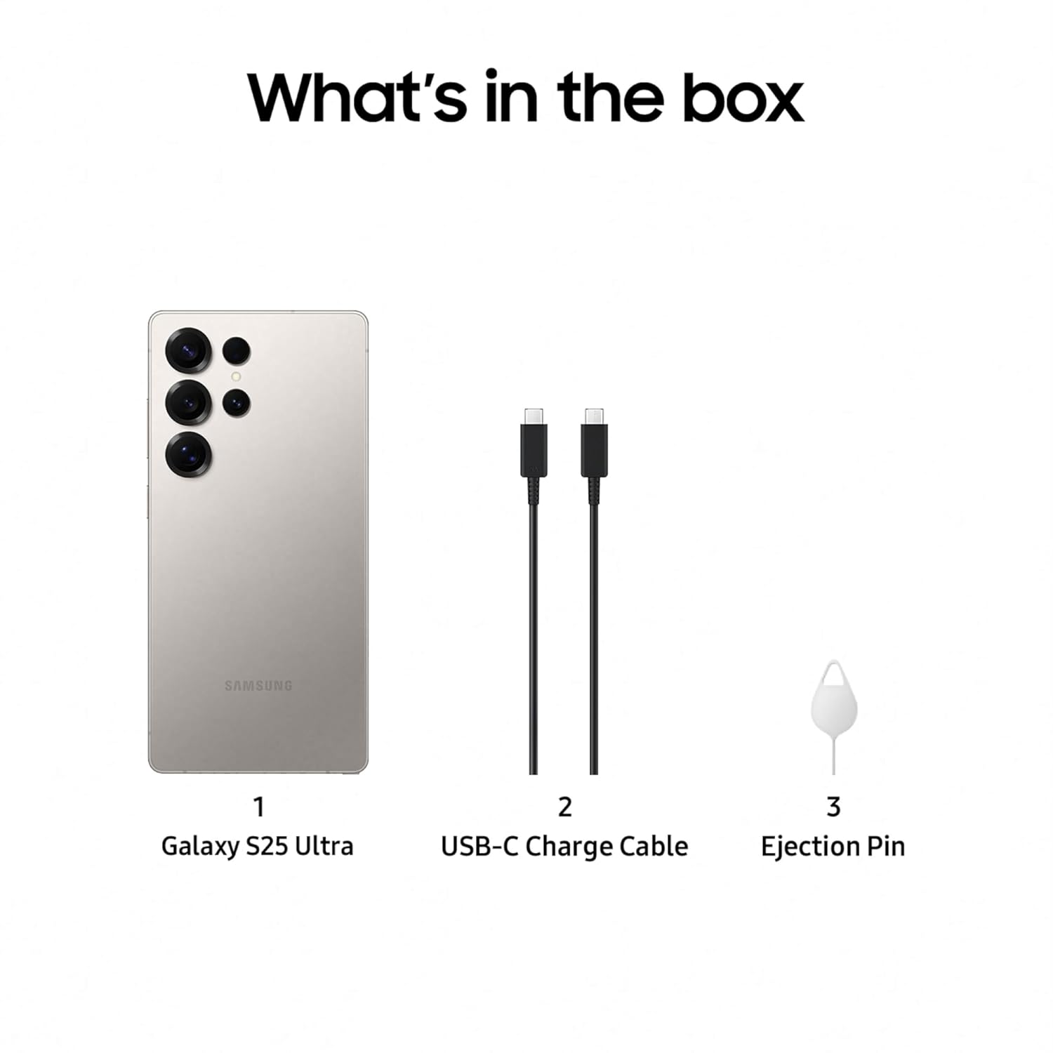 Samsung Galaxy S25 Ultra 5G AI Smartphone (Titanium Gray, 12GB RAM, 512GB Storage), 200MP Camera, S Pen Included, Long Battery Life Mahajan Electronics Online