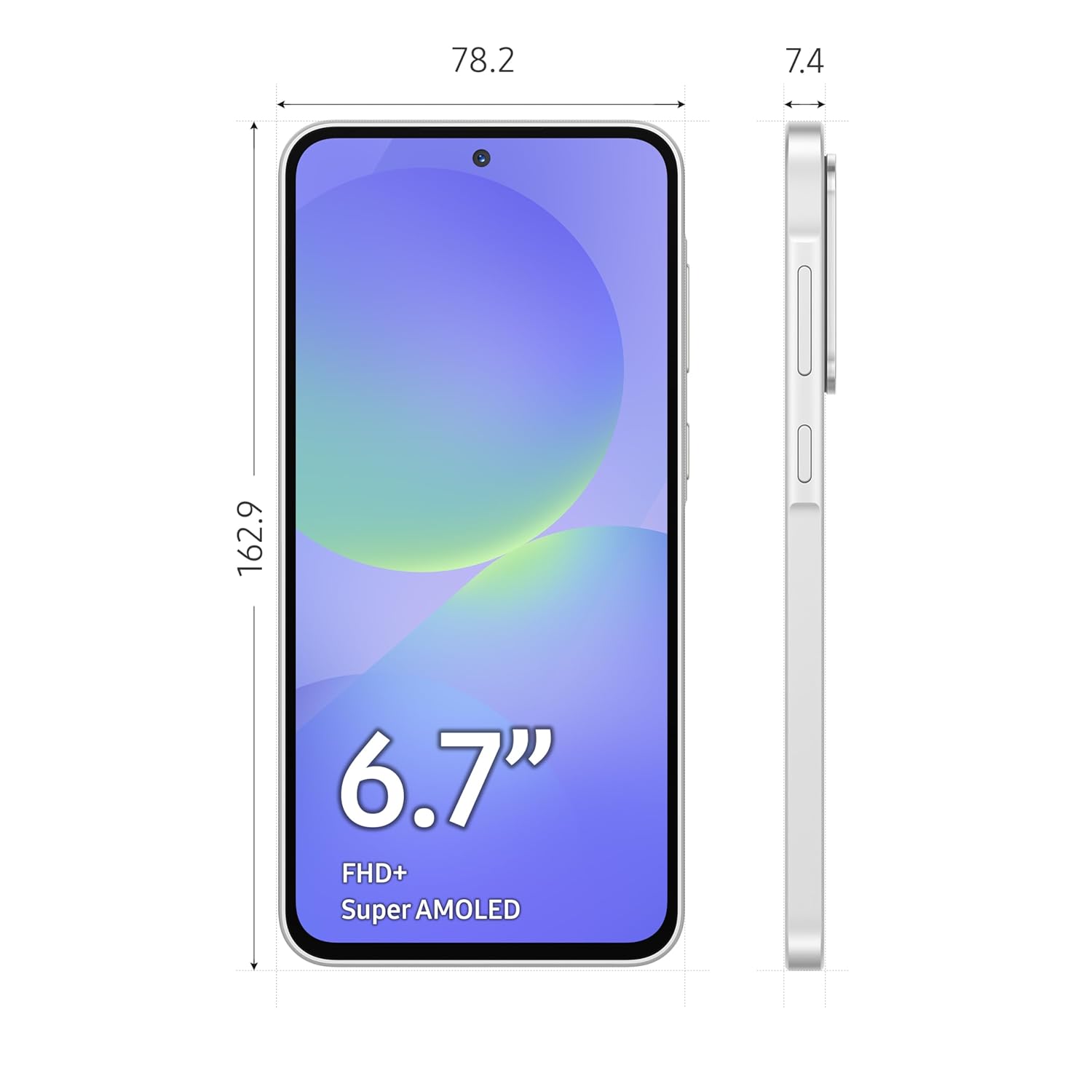 Samsung Galaxy A36 5G (Awesome White, 8GB, 256GB) Mahajan Electronics Online