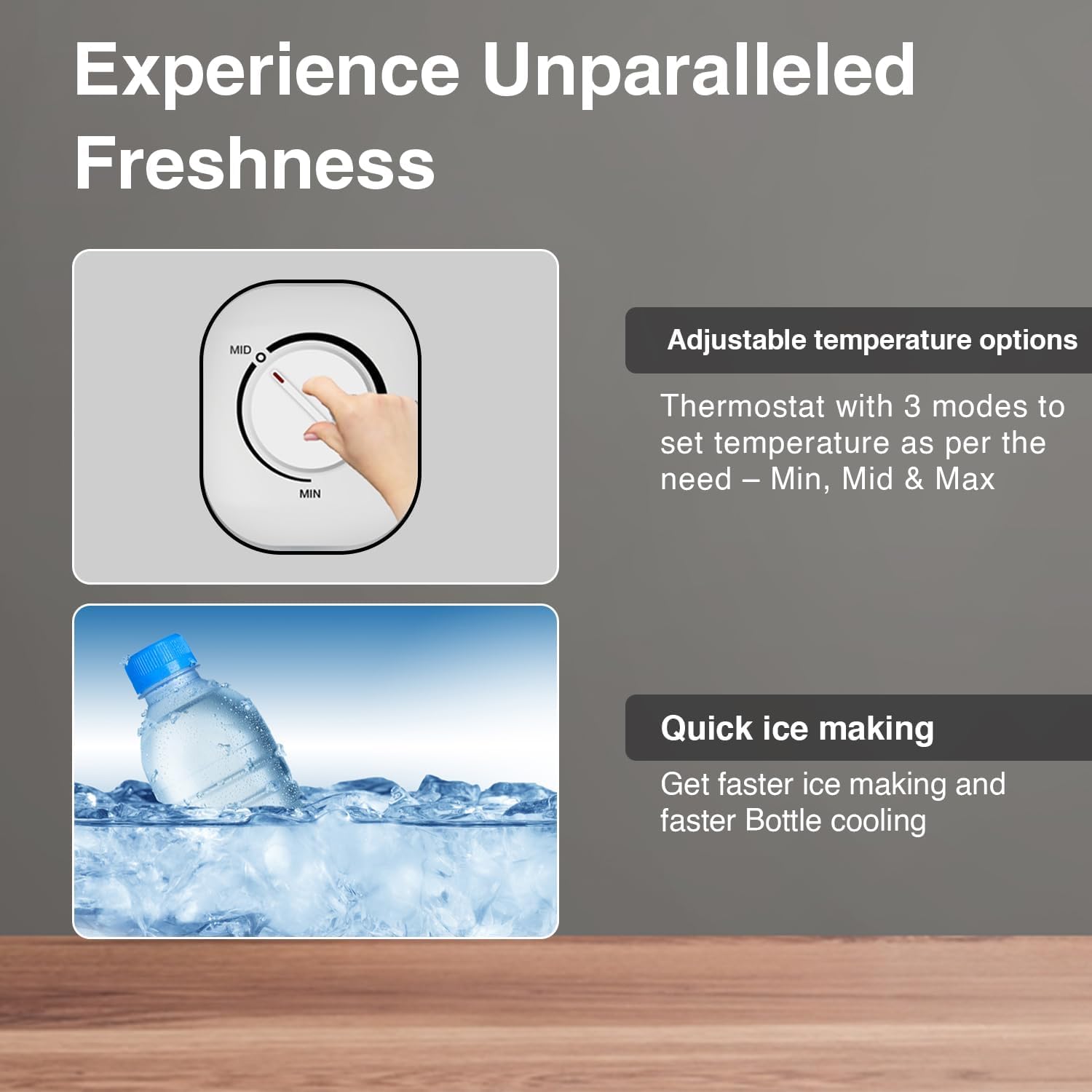 Godrej RD CHAMP 114AN WPI FS ST 97 L 1 Star Direct Cool Single Door Refrigerator With Jumbo Vegetable Tray ( Fossil Steel) MAHAJAN ELECTRONICS ONILNE