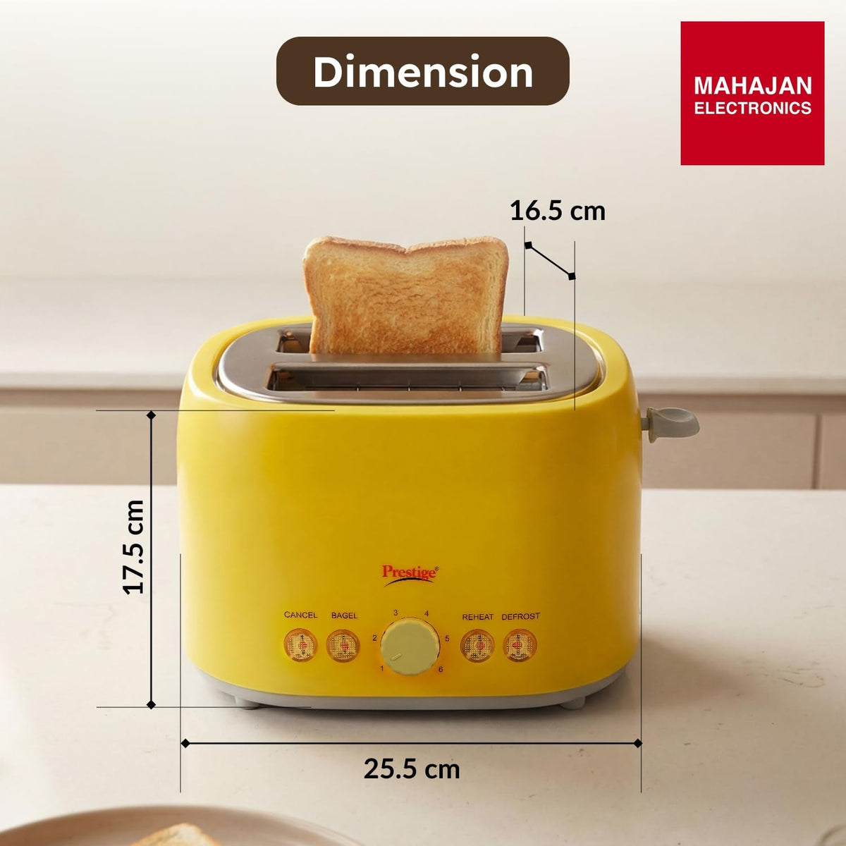 Prestige PPTPKY 850 W Pop-Up Toaster – Mahajan Electronics Online.