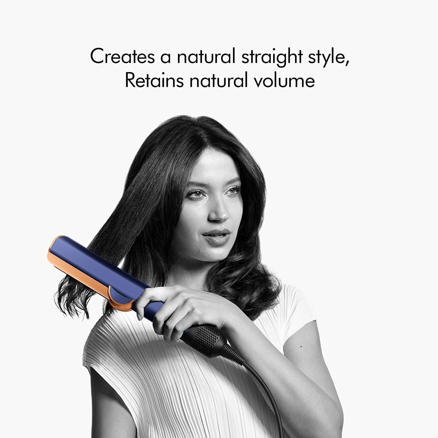 Dyson Airstrait™ Hair Straightener. Straightens hair from wet or dry - with air. No hot plates, no heat damage Mahajan Electronics Online