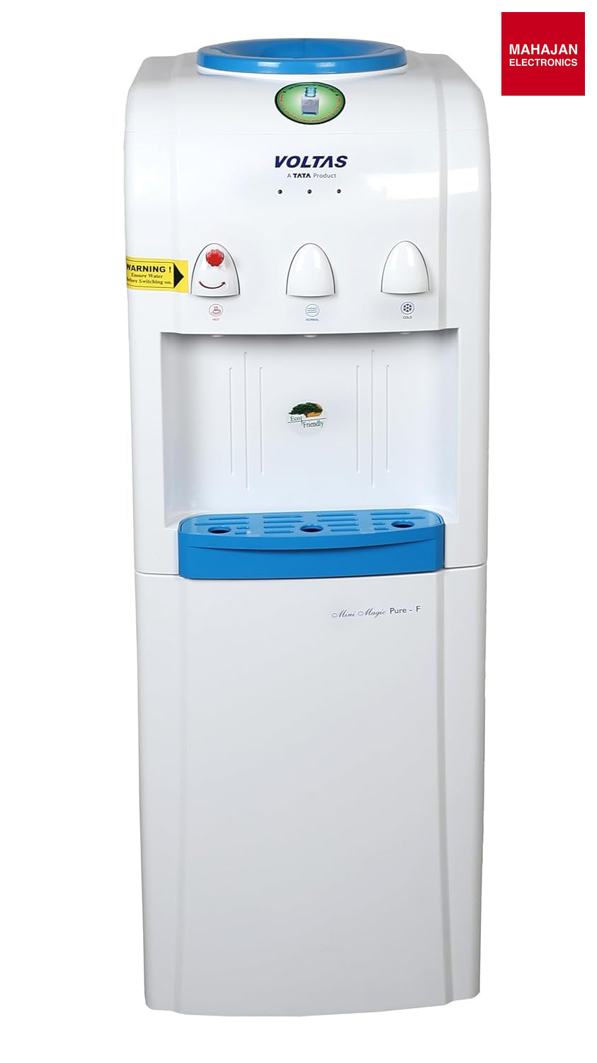 Voltas Mini Magic Pure-F 500W Floor Mounted Water Dispenser | Hot, Normal & Cold Water | Without Cooling Cabinet | LED Indicators | 1-Year Warranty Mahajan Electronics online