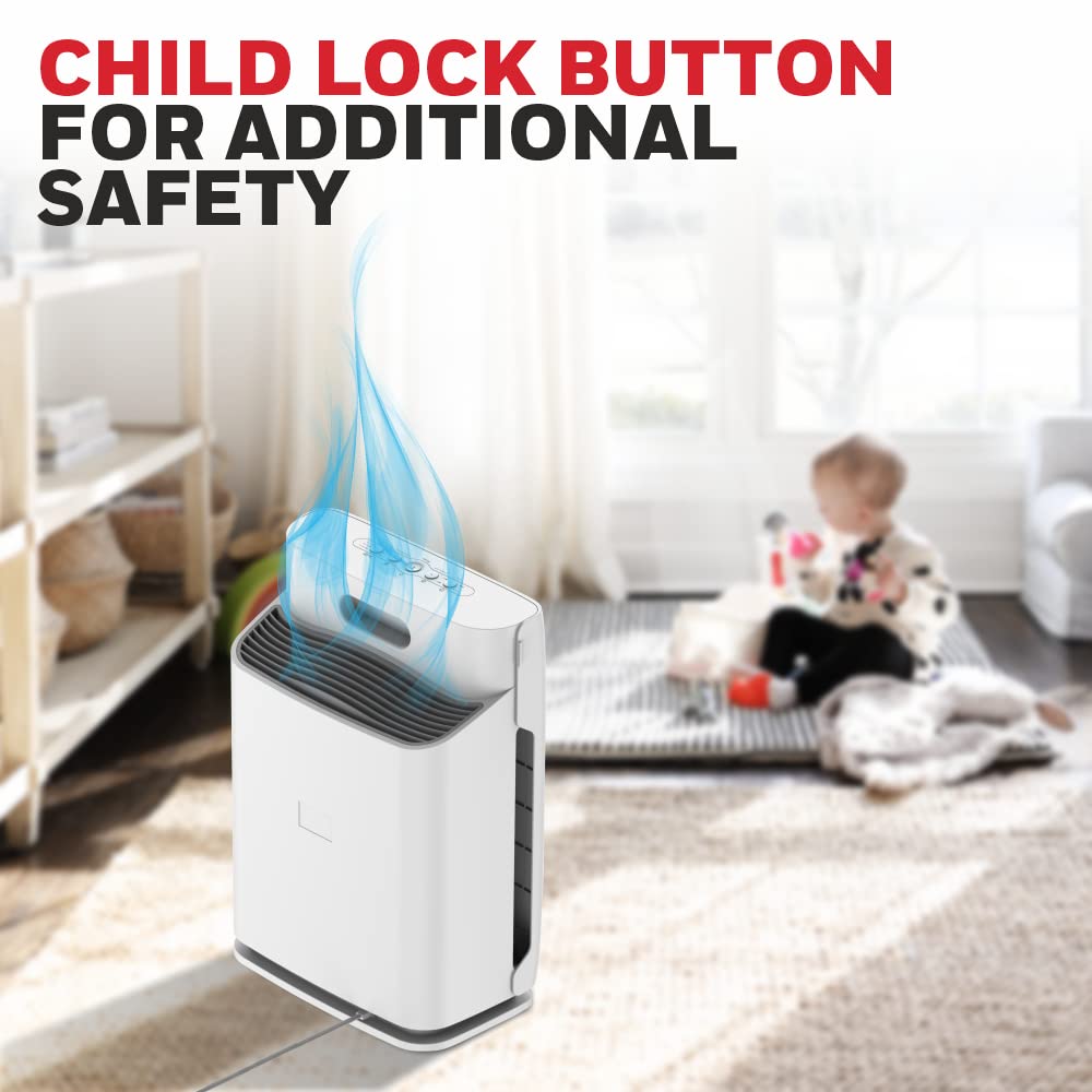 Honeywell Air touch V3 Indoor Air Purifier, Pre-Filter, H13 HEPA Filter, Activated Carbon Filter – Mahajan Electronics Online.