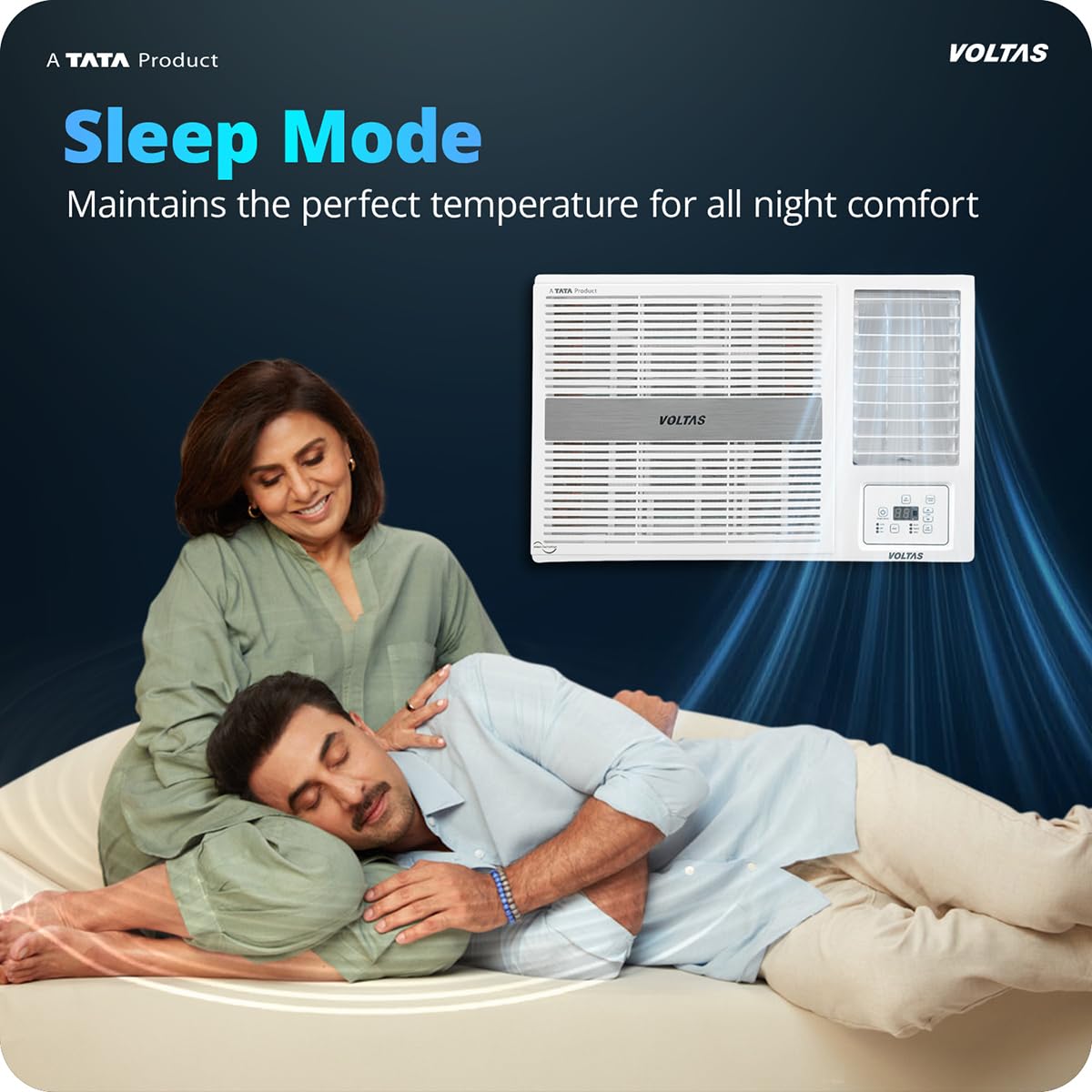Voltas 182FS PEARL 1.5 ton 2 Star Fixed Speed Window AC (Copper, Anti Dust Filter, 2-Way Air Swing, Memory Restart, Sleep Mode (, White) Voltas