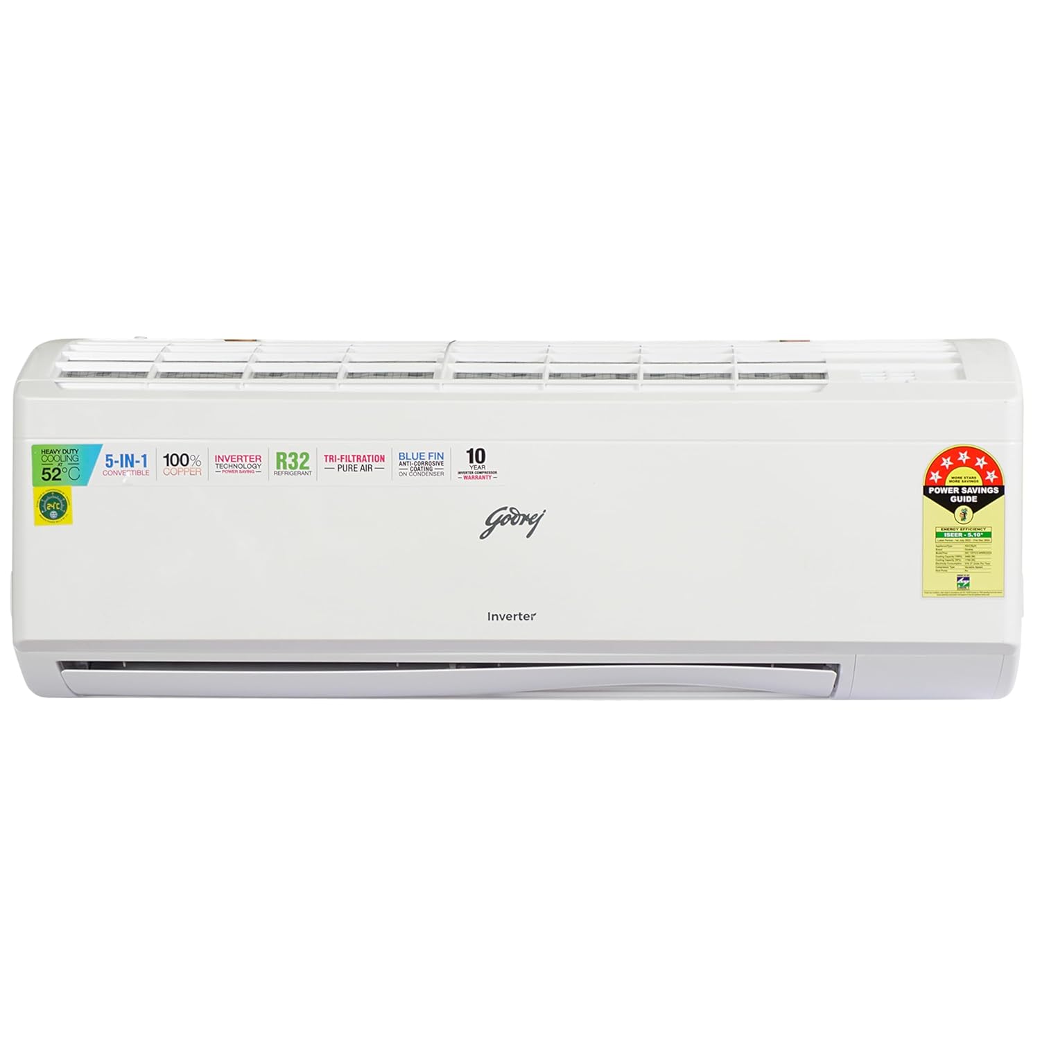 Godrej SIC 12ITC5-WWR 1.0 Ton 5 Star Inverter Split Air Conditioner Mahajan Electronics Online