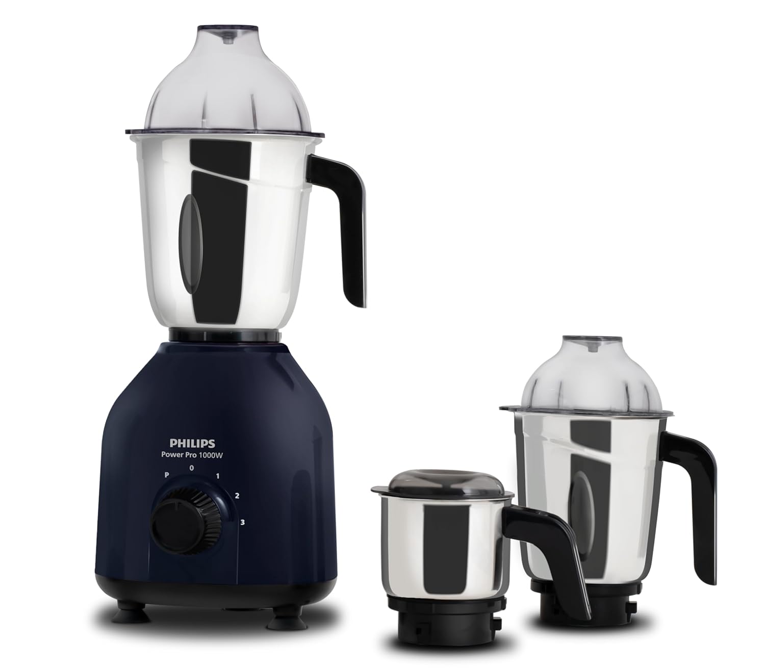 Philips HL7713/00 1000W Mixer Grinder with Stainless Steel Jars Po
