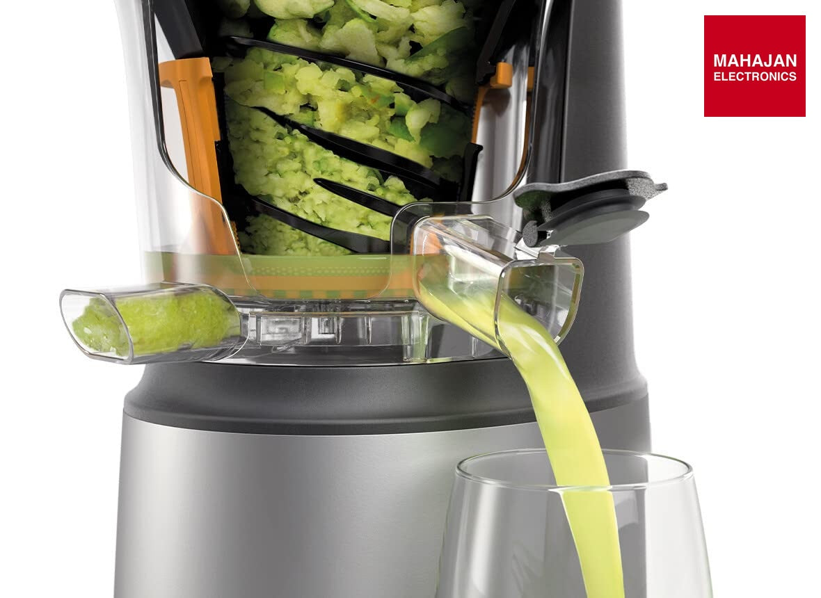 Kenwood JMP85.000SI Cold Press Slow Juicer for Fruits, Vegetables & Nut Milk, Silver – Mahajan Electronics Online.