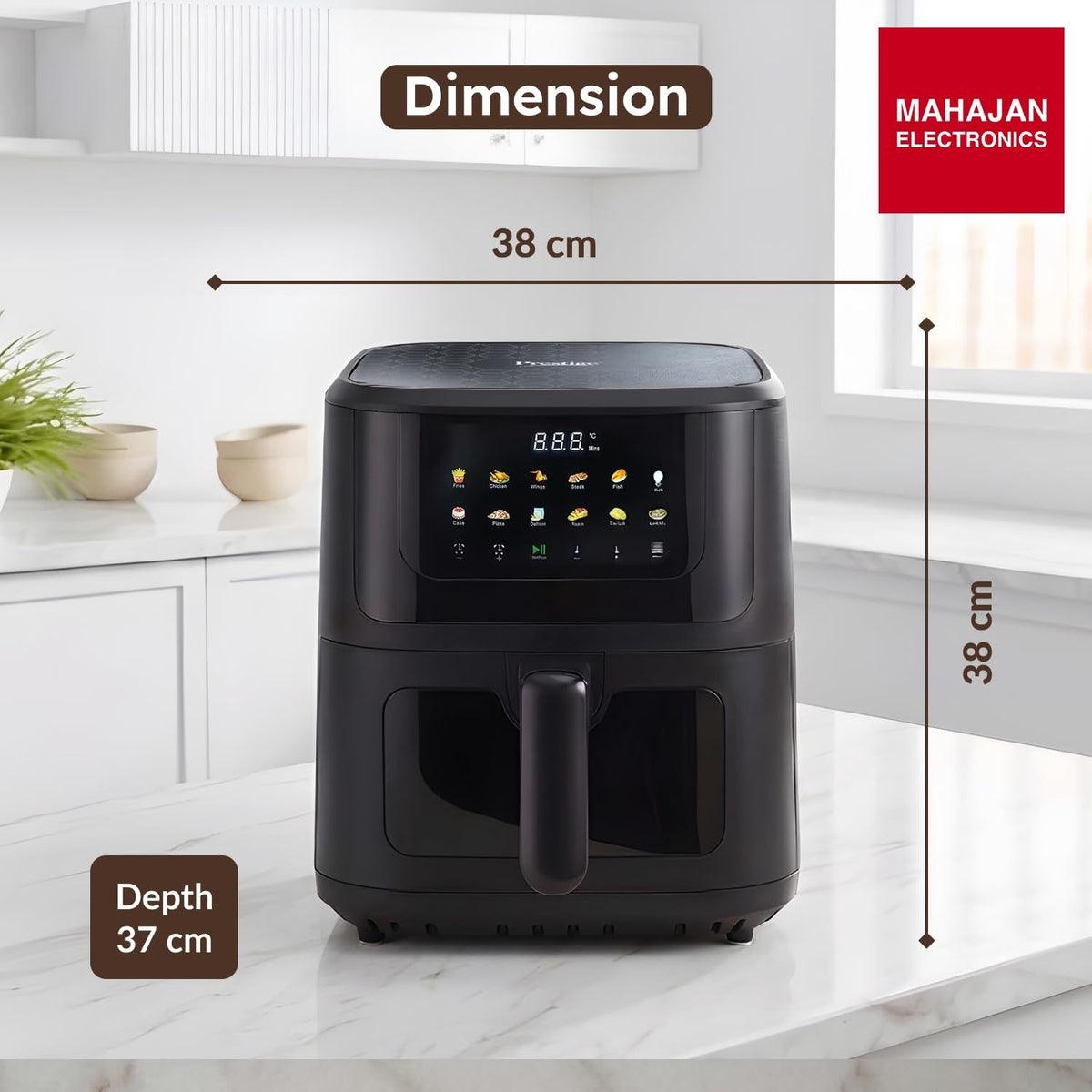 Prestige Crystachef 5.5 L Air Fryer – Mahajan Electronics Online.