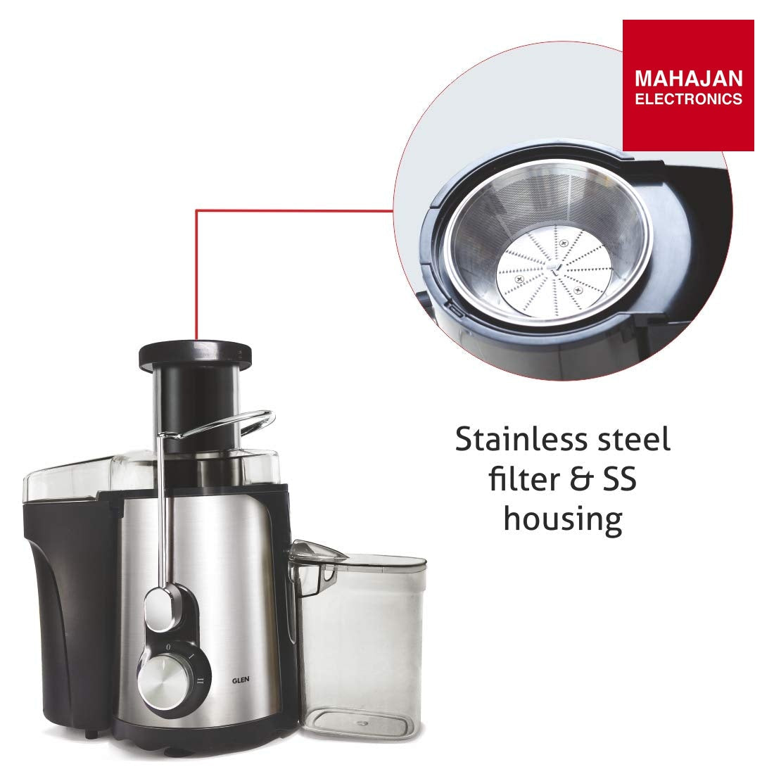 Glen SA-4019 Centrifugal Juicer 600 W – Mahajan Electronics Online.