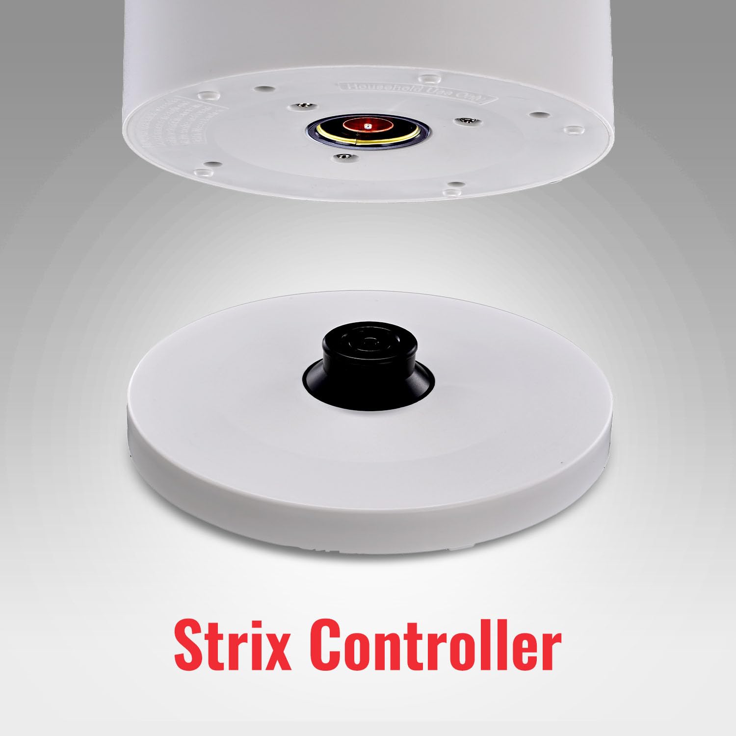 Sujata EK01 1.5 Litre Electric Kettle | 1500W | Stainless Steel | Strix Controller | 3-Way Auto Shut-Off | Cool Touch Body | 360° Swivel Base (White)