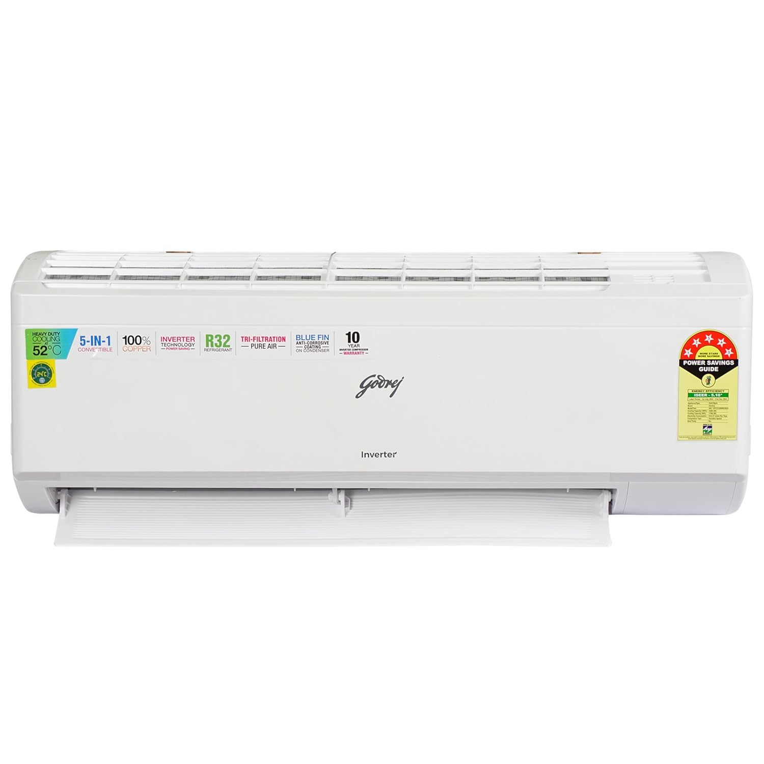 Godrej SIC 12ITC5-WWR 1.0 Ton 5 Star Inverter Split Air Conditioner Mahajan Electronics Online