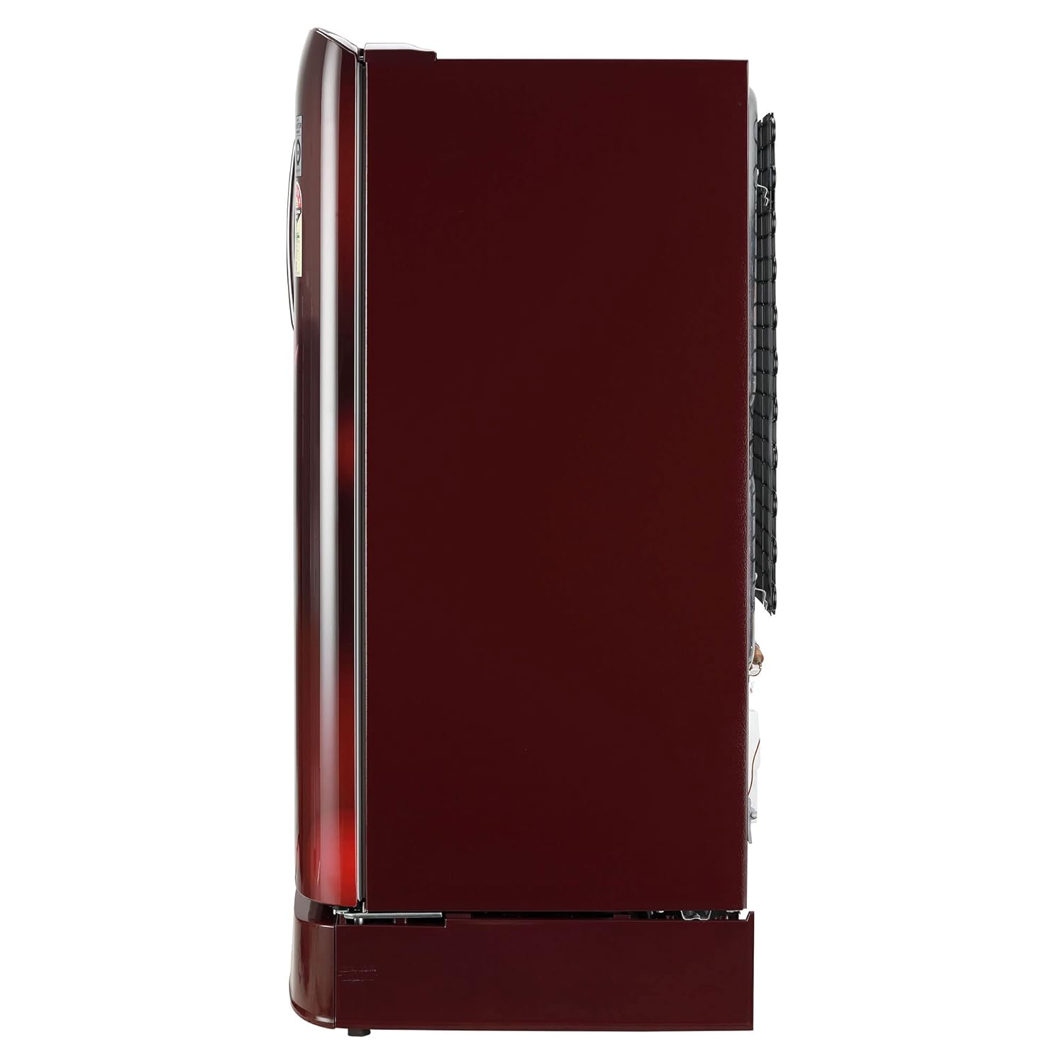 LG GL-D201ASCU 185 L 5 Star Inverter Direct-Cool Single Door Refrigerator ( Scarlet Charm, Base stand with drawer) LG