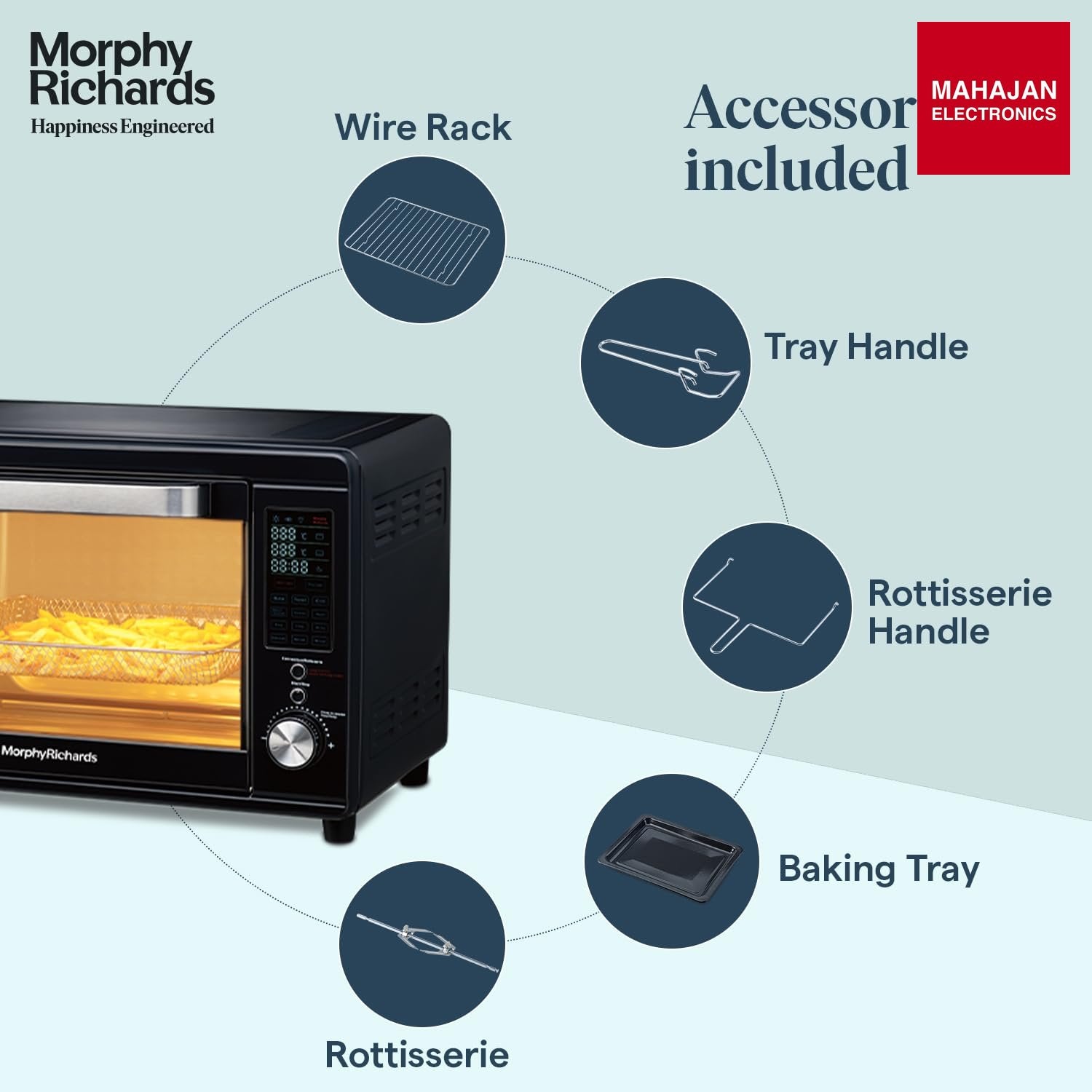 Morphy Richards Digital Otg Oven For Kitchen|29 Litre Oven Toaster Griller Mahajan Electronics Online