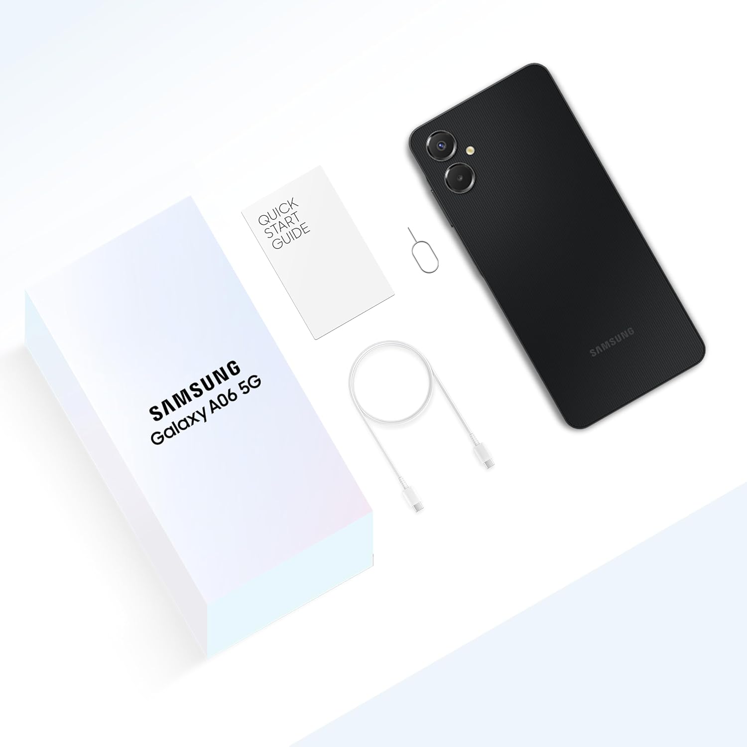 Samsung Galaxy A06 5G (Black, 6GB RAM, 128GB Storage)| True 5G with 12 5G Bands | 50MP Dual Camera | 4 Gen Updates | IP54 | Voice Focus Mahajan Electronics Online
