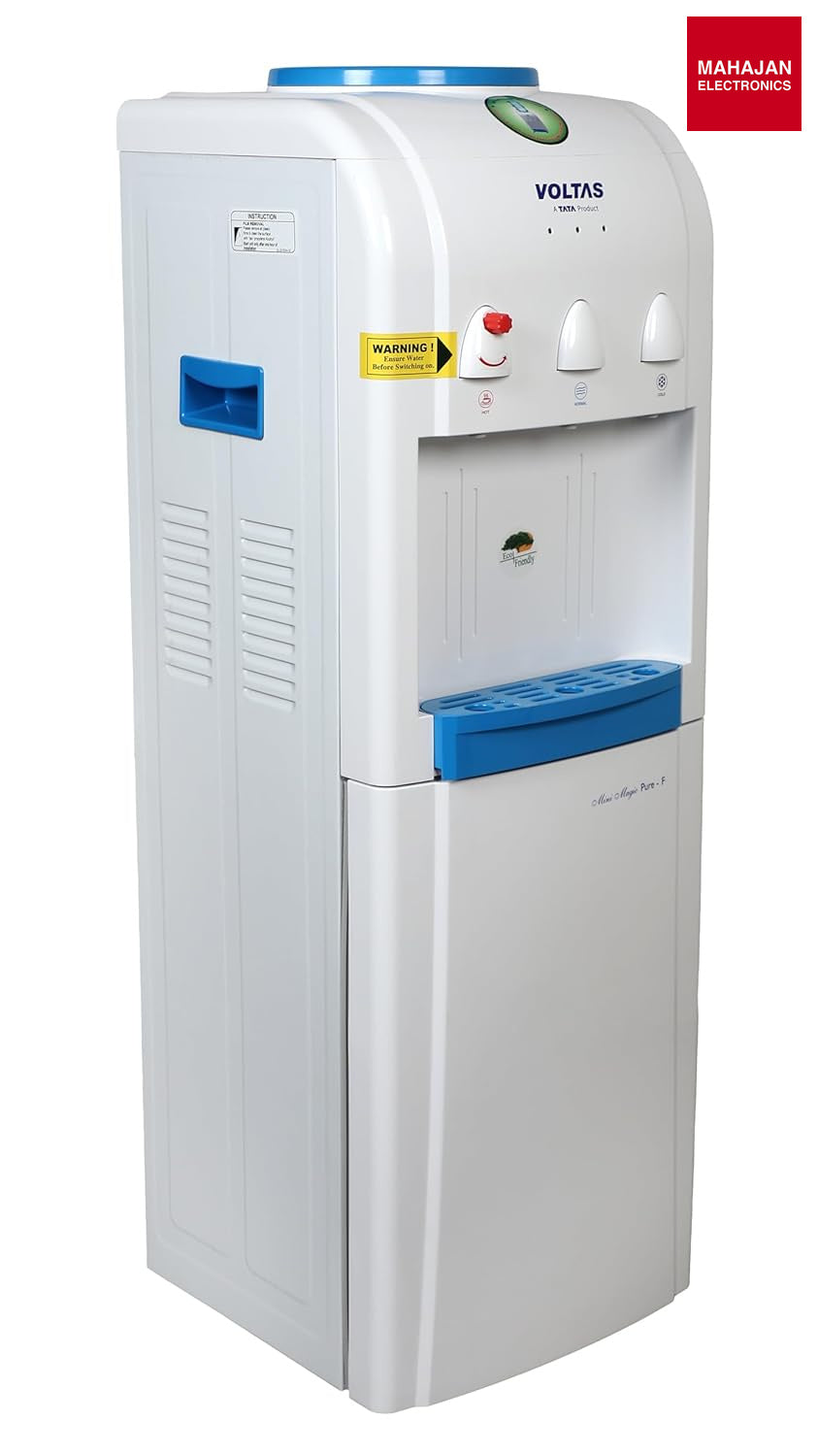 Voltas Mini Magic Pure-F 500W Floor Mounted Water Dispenser | Hot, Normal & Cold Water | Without Cooling Cabinet | LED Indicators | 1-Year Warranty Mahajan Electronics online