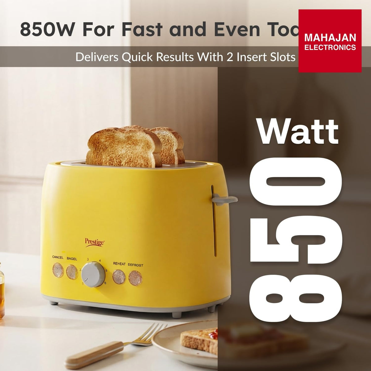 Prestige PPTPKY 850 W Pop-Up Toaster – Mahajan Electronics Online.