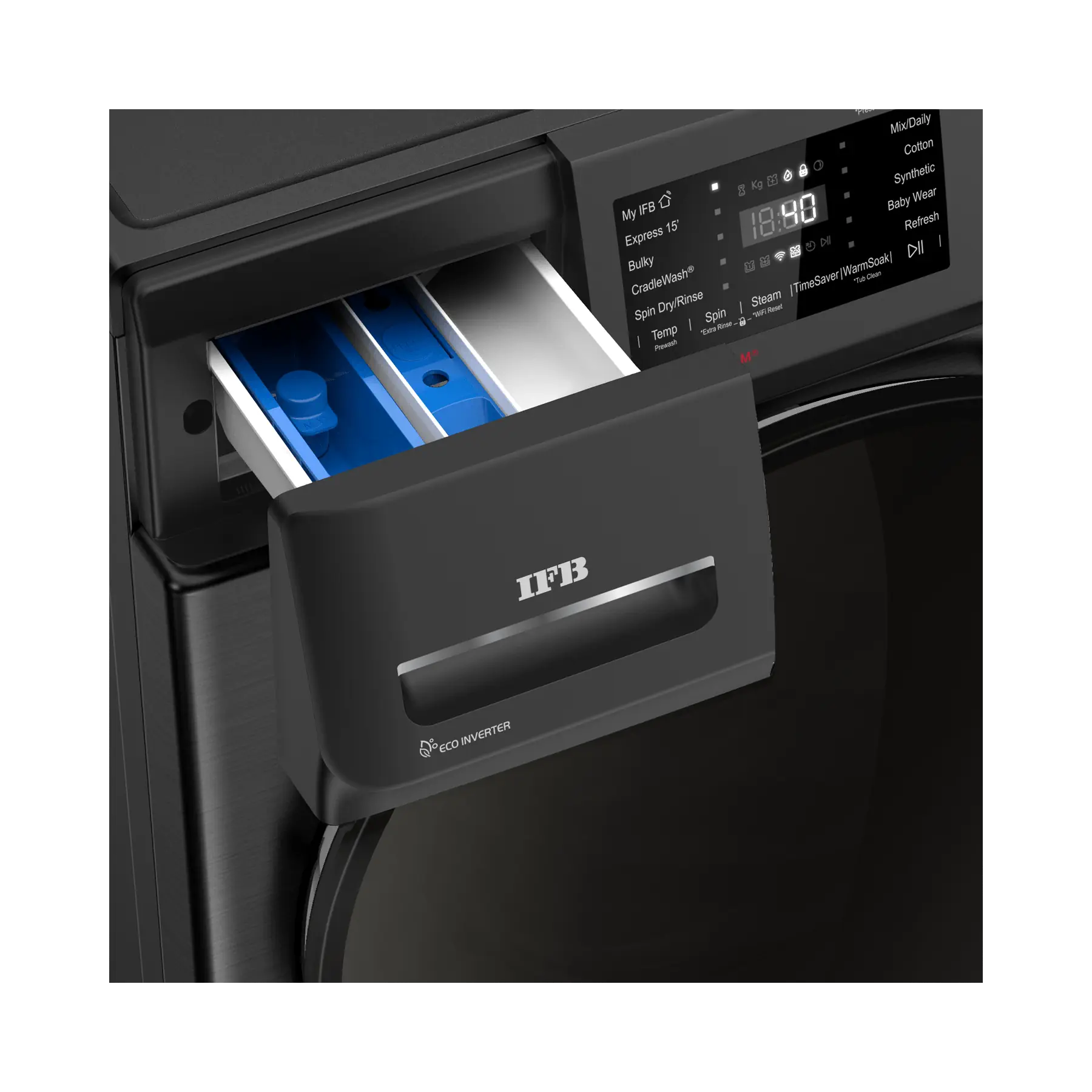 IFB Elite BXN 7012HK CMS Front Load Washing Machine 7 kg | 1200 | Black Hairline Finish Mahajan Electronics online