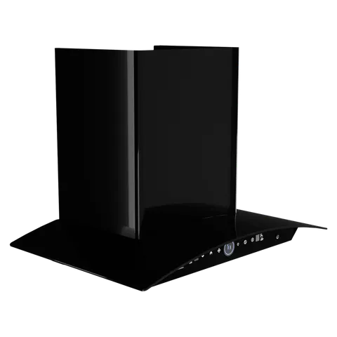 Crompton CHD-IMC60FLE-IND IntelliMotion 60cm 1206m³/hr Ducted Wall Mounted Chimney with Filterless Technology (Black) Mahajan Electronics Online
