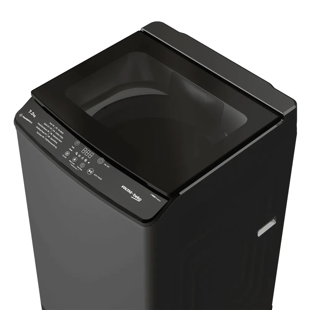 VOLTAS beko WTL7006UAA/SPC0OD 7 Kg 5 Star Fully Automatic Top Load Washing Machine ( Aqua Wave Drum, Medium – Mahajan Electronics Online.
