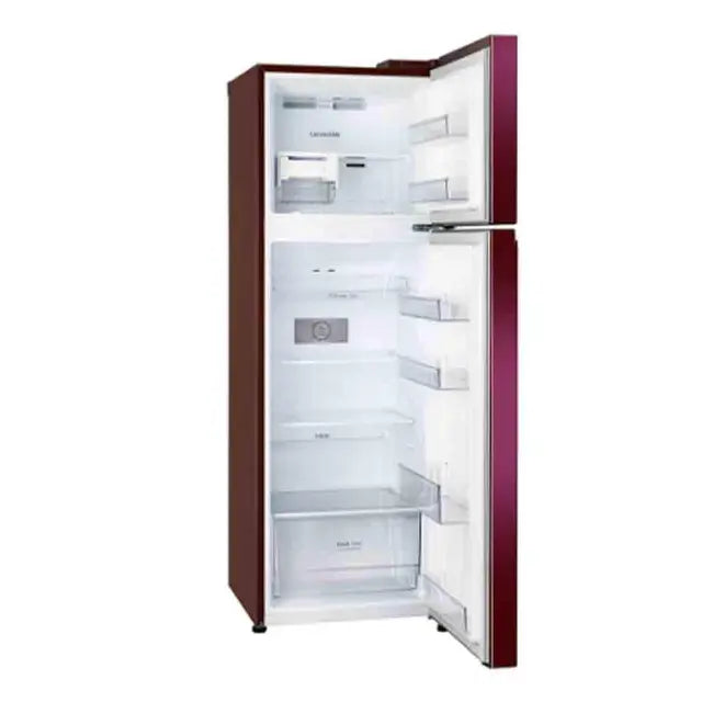 LG GL-S312SRWY 272L, Double Door Refrigerator, Convertible, Smart Inverter Compressor, Red Waterlily Finish, 2 Star Mahajan Electronics online