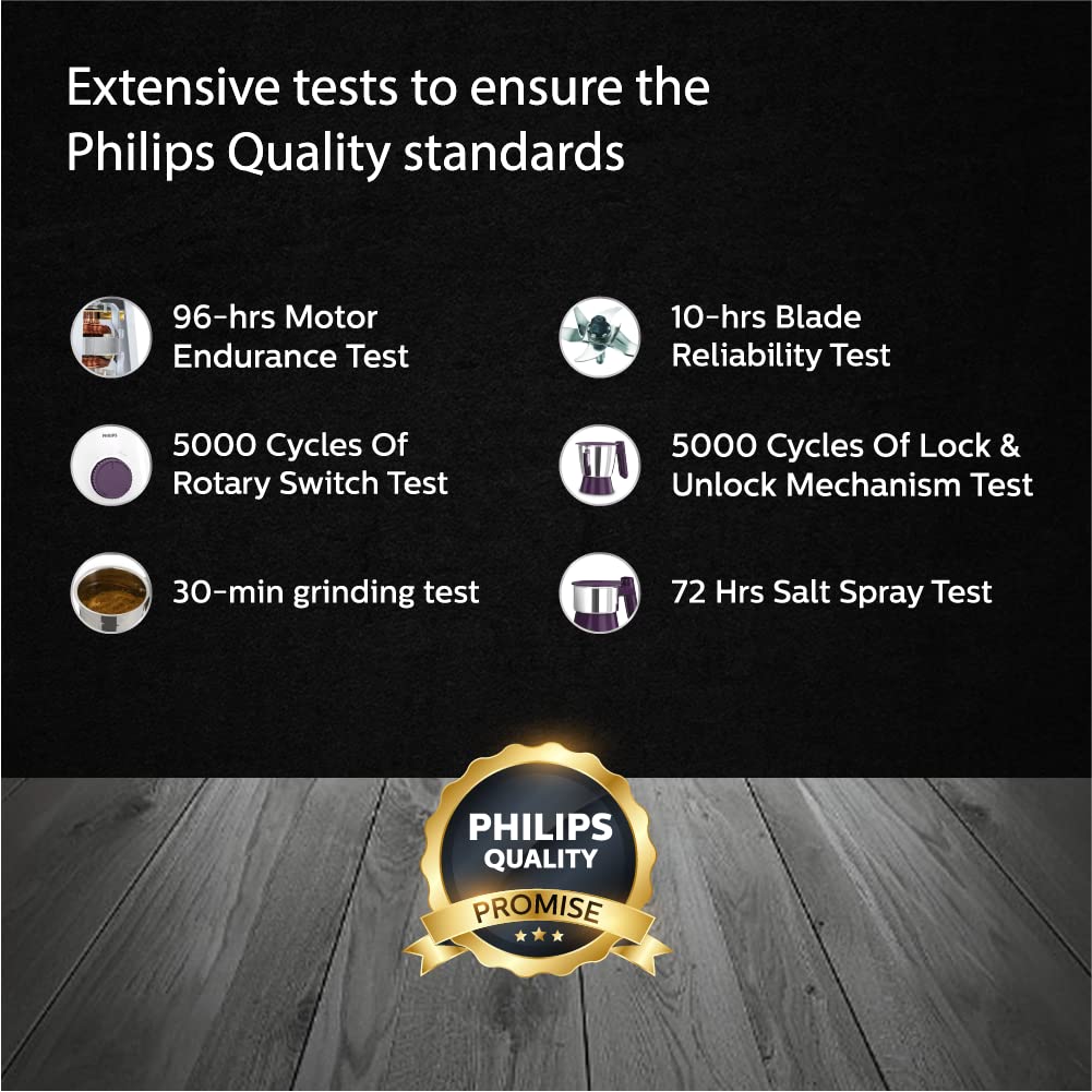 PHILIPS Hl7568/00 500 Watts Juicer Mixer Grinder With 3 Jars And Xl Feeding Tube, Quick And Easy Assembly Mahajan Electronics Online