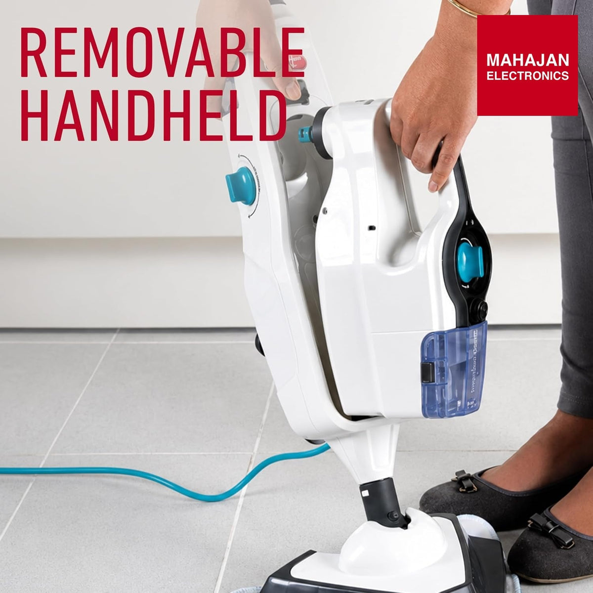 Hoover Steam Fresh Combi 2 in 1 HS86-SFC-I Multi-Surface Powerful Steam Mop & Detachable Handheld Vacuum Cleaner with 10 Accessories – Mahajan Electronics Online.