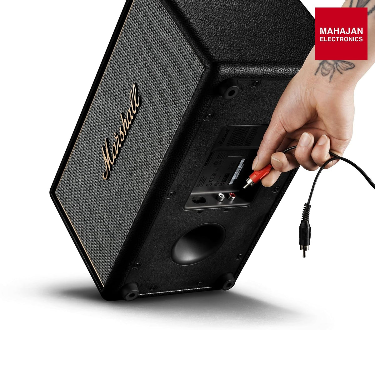 Marshall Stanmore IV Wired Connectivity Home Speaker with Bluetooth 5.3 with Auracast & RCA or 3.5mm Input - Black – Mahajan Electronics Online.