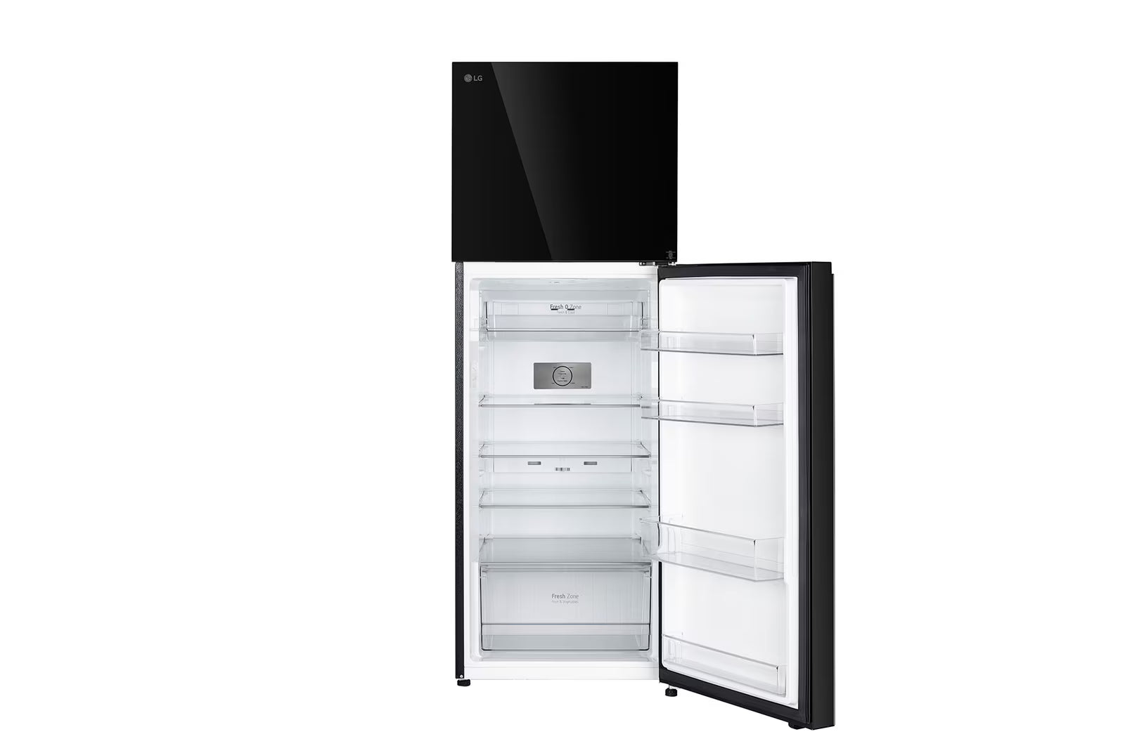 LG GL-S382SBMY 343L Double Door Refrigerator, Convertible, Smart Diagnosis™, Black Mirror Finish, 2 Star Mahajan Electronics Online