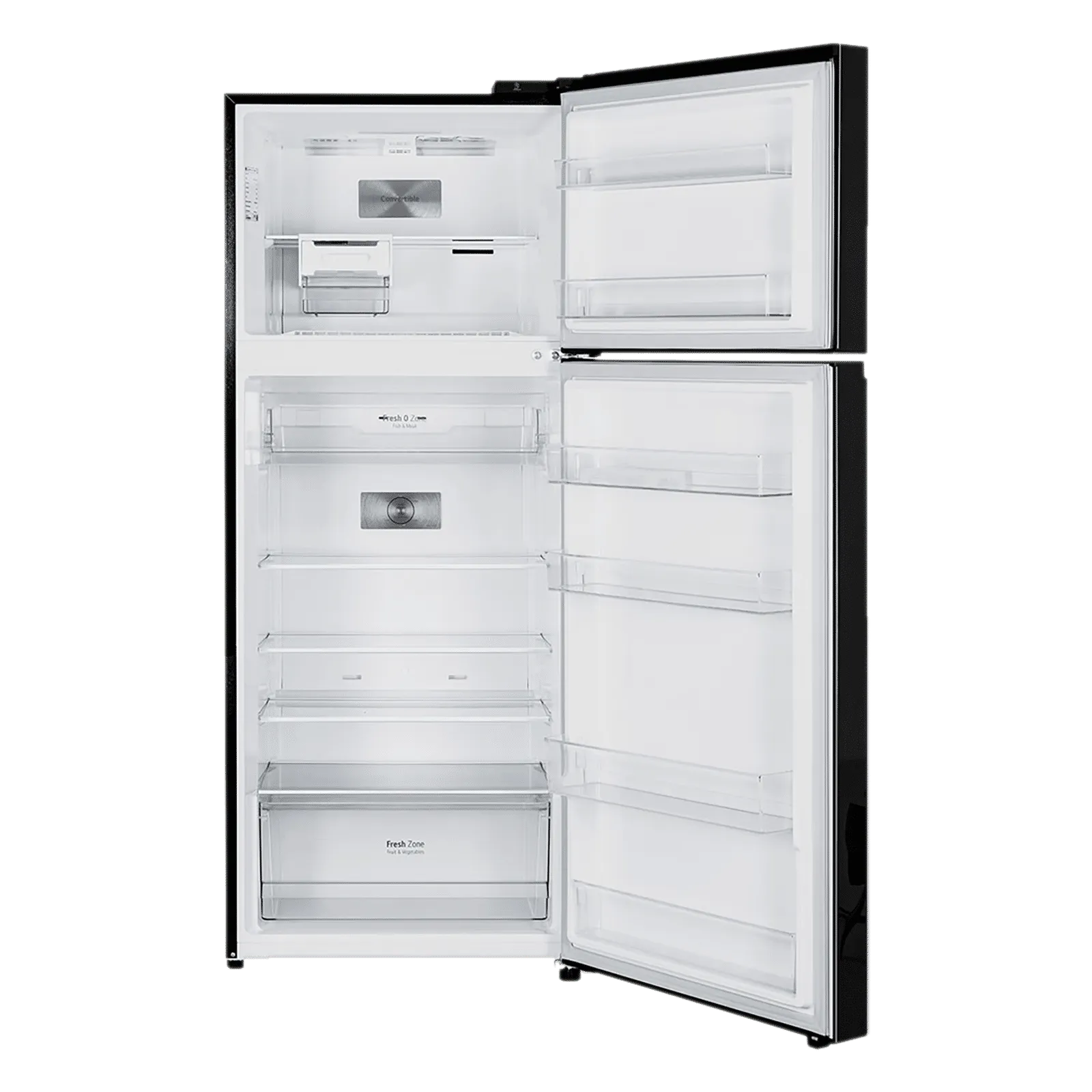 LG GLT4026SNBM 398 Litres 2 Star Frost Free Double Door Convertible Refrigerator with Smart Diagnosis ( Black – Mahajan Electronics Online.