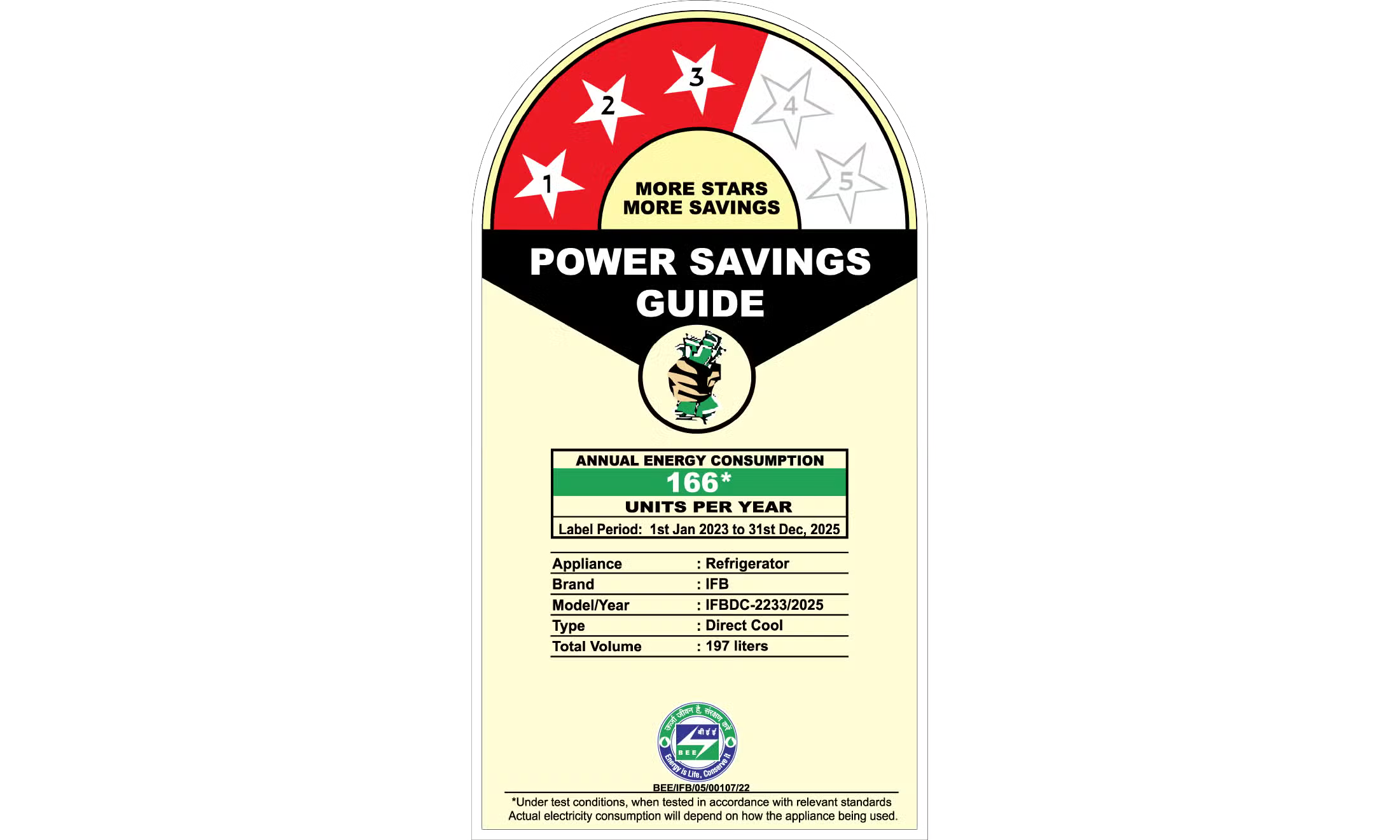 IFB(IFBDC-2233FRM) 197 litre 3 Star Single Door Refrigerator | Red Flower | ConvertiCool | Fast Ice | Copper Boost | Mahajan Electronics Delhi NCR Mahajan Electronics Online