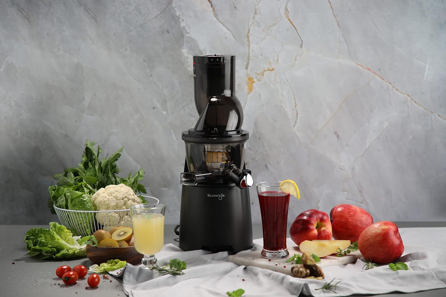 Kuvings EVO 810 (NS-2155 B M) Professional Cold Press Juicer | 12-Year Warranty | Silicone-Free Technology | Smoothie & Sorbet Maker | Mahajan Electronics Online