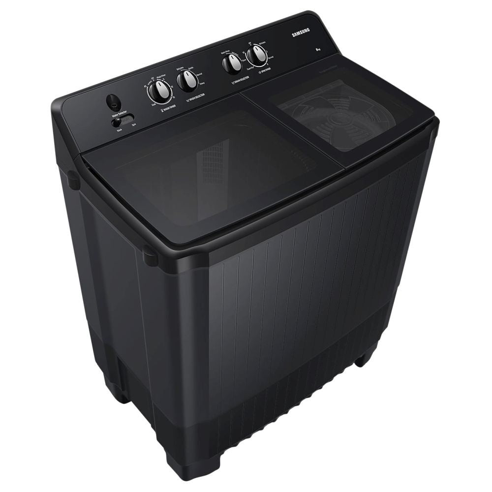 Samsung WT80B3560GB/TL 8kg 5 star Semi Automatic Washing Machine (DARK GRAY) Samsung