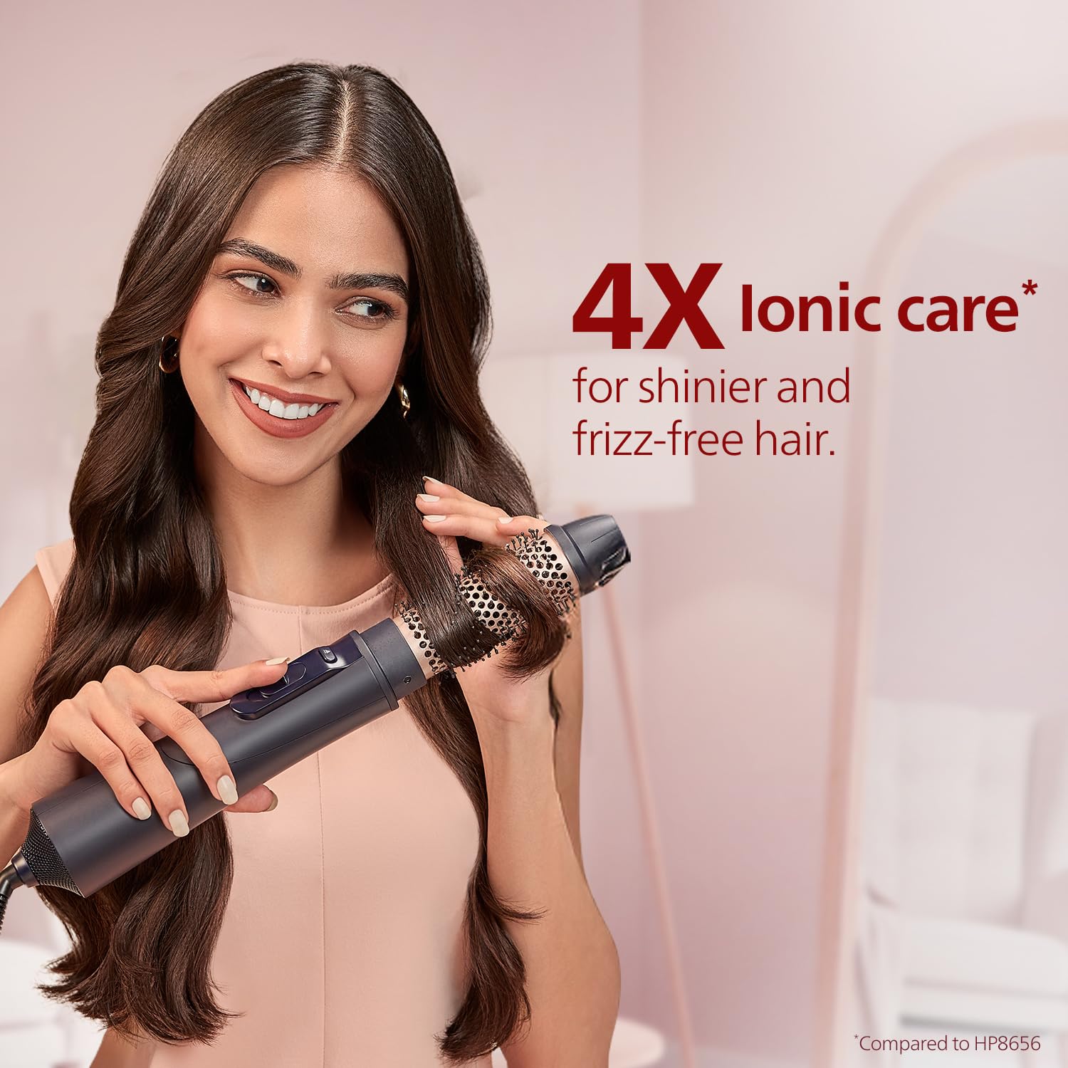 Philips BHA531/10 India’s No.1 Hair Styling Brand 2-in-1 Airstyler | Straightening Brush + Hot Air Brush Combo | 3X Volume | 50% Less Breakage,2 Attachments, 3 Heat Settings, Cool Shot, For Indian Hair Philips