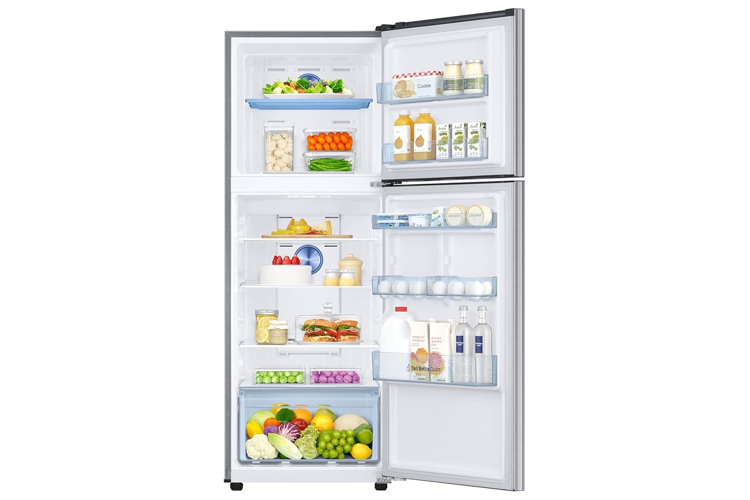 Samsung RT31H4522S8/HL 301 L, 2 Star, Convertible 5-in-1 Digital Inverter with Display Frost Free Double Door Refrigerator ( Silver, Light DOI Metal, 2026 Model) Mahajan Electronics Online