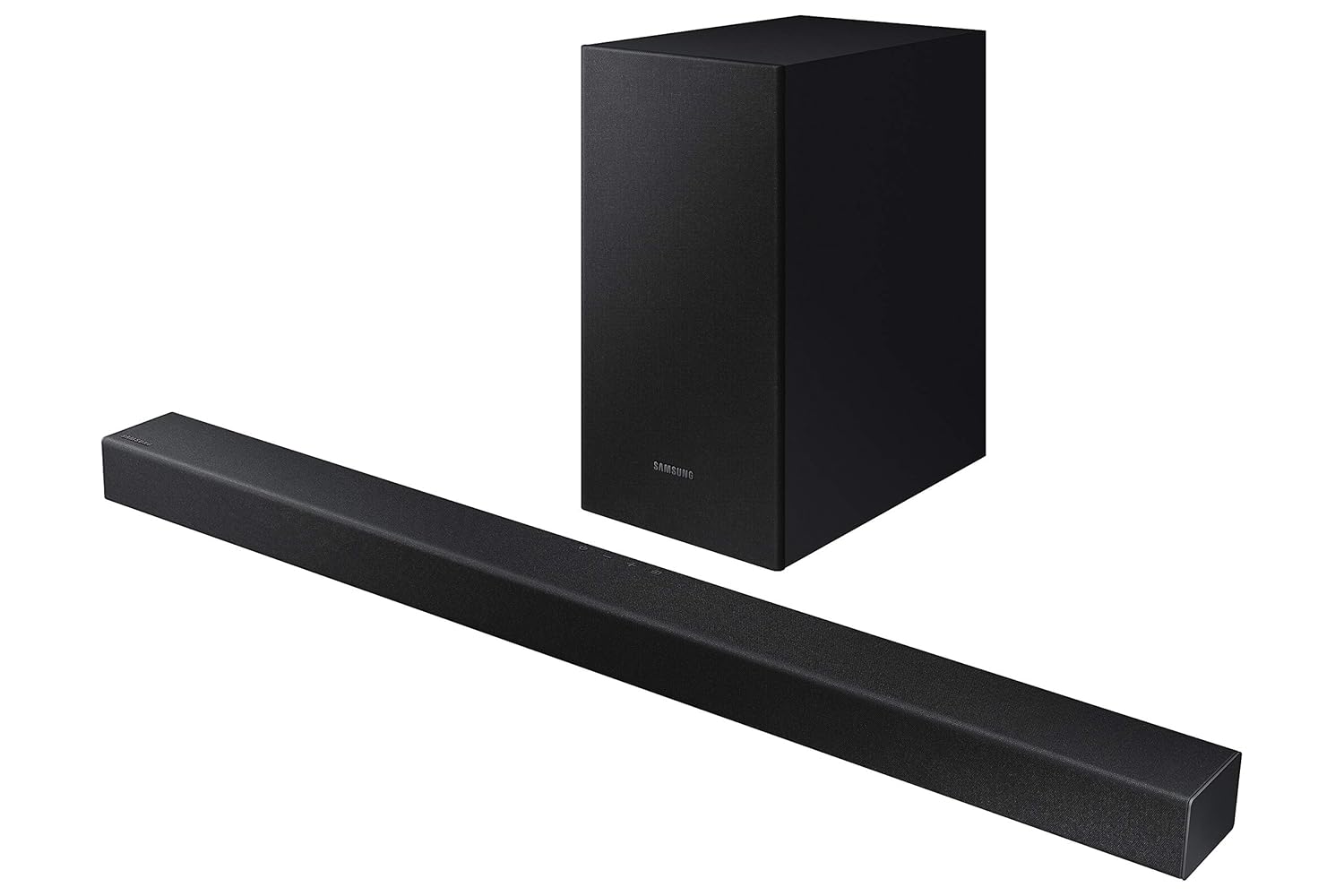 Samsung HW-T42E/XL 150 W Dolby Digital Bluetooth Soundbar ( Black, 2.1 Channel) Mahajan Eelctronics Online