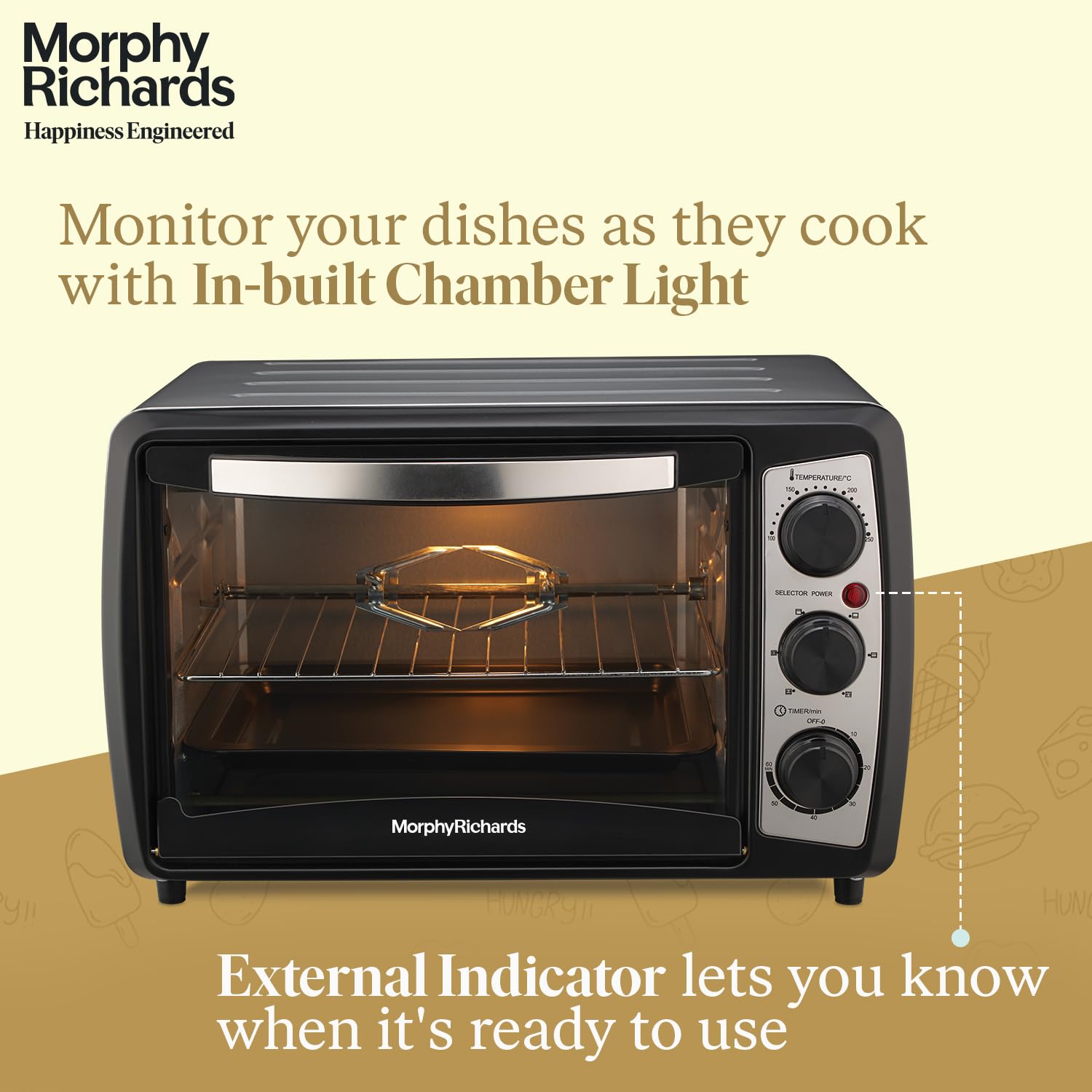 Morphy Richards 20R 20L Otg Oven For Kitchen, Cooking Range With Oven And Grill For Baking, Tandoor, Rotisserie Function, Manual, 1400 Watts Mahajan Electronics Online
