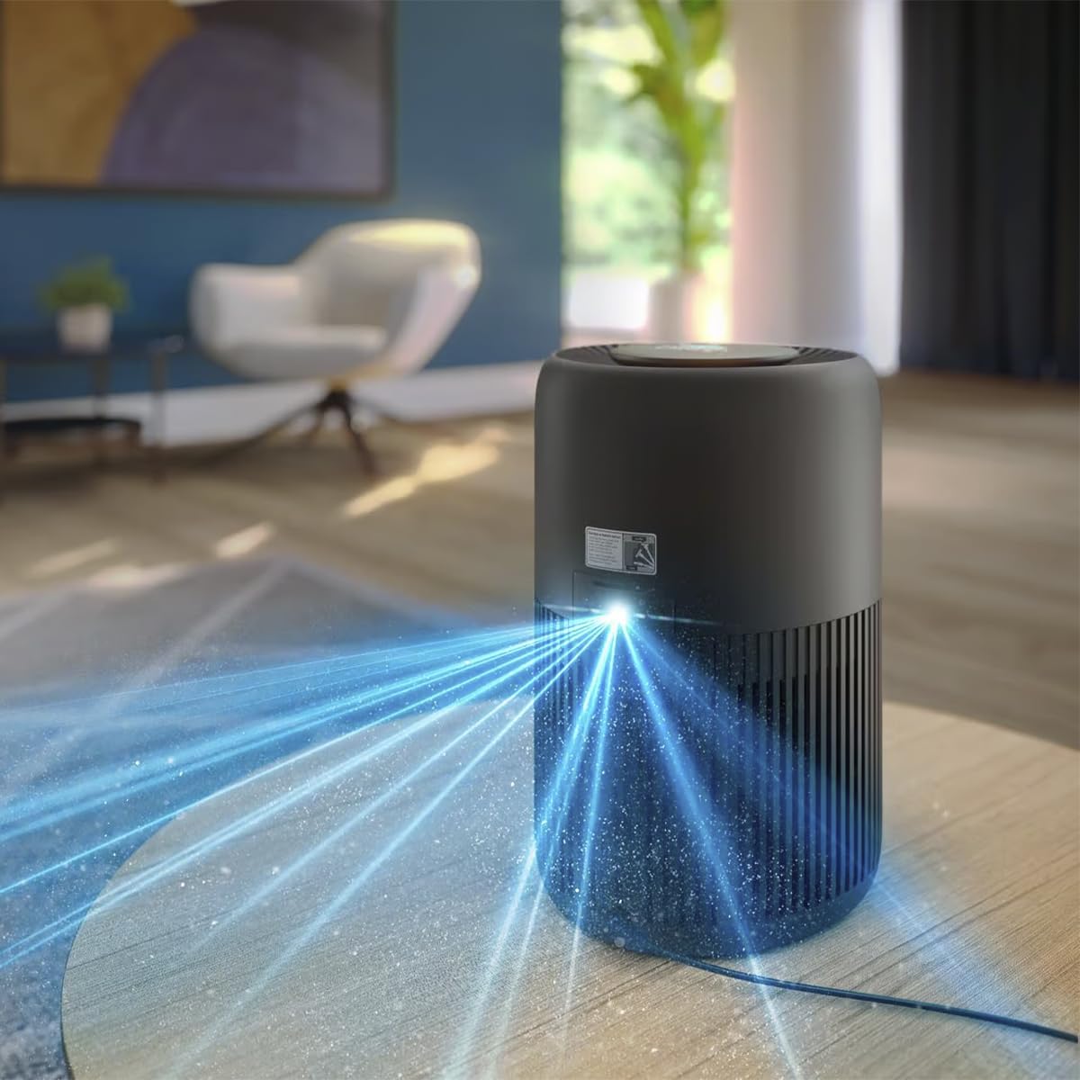Philips AC0951 Air Purifier 900 Series, HEPA NanoProtect + Active Carbon Filter, CADR 250m³/h for 65m² Allergy Sufferers, Quiet, Intelligent and Energy Efficient Philips