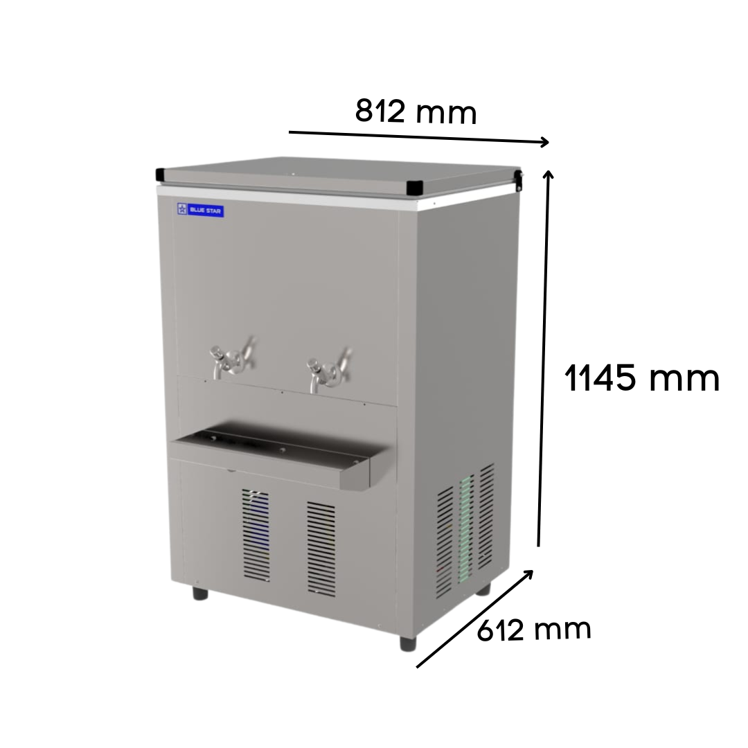 Blue Star Water Cooler SWC Series-SWC150150SST Storage Capacity: 150 L Mahajan Electronics online