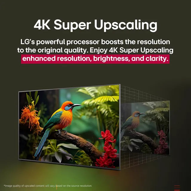 LG 55QNED8BA6A 139 cm (55) 4K QNED 8BA Smart TV with α7 AI Processor 4K Gen8, Filmmaker Mode with Dolby Atmos Mahajan Electronics Online