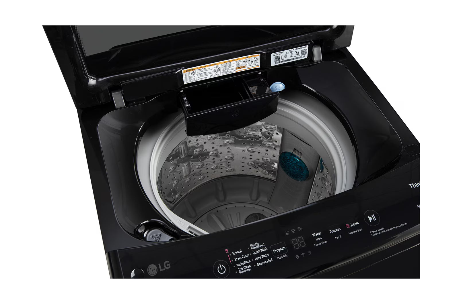 LG T90V4OB1S 9Kg Top Load Washing Machine, In-Built Heater, Onyx Black Mahajan Electronics Online