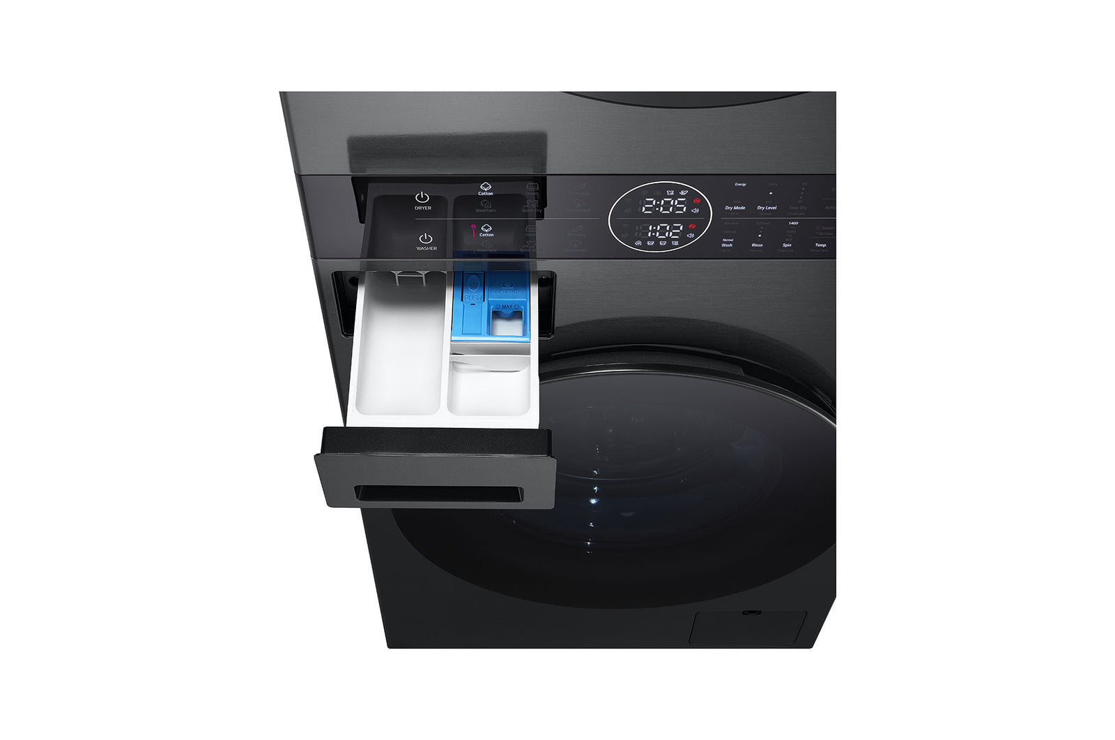 LG FWT1310PB 13 kg (Wash) / 10 kg (Dry) WashTower™ with AI Direct Drive™, Dual Inverter Heat Pump™, Platinum Black, 5 Star LG