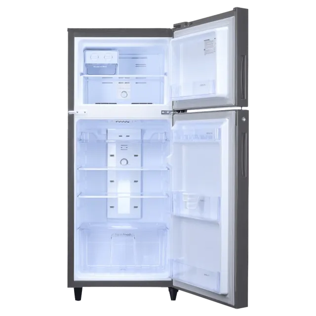 Godrej RT EON ALPHA 270C RI ST GL Eon Alpha 238 Litres 3 Star Frost Free Double Door Refrigerator with Advanced Inverter Technology ( Steel Glow) Mahajan Electronics Online