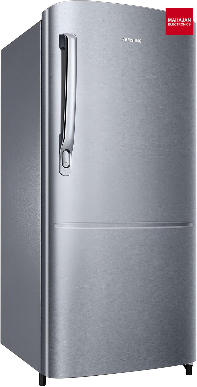 Samsung RR20C2712S8/NL 183 L, 2 Star, Digital Inverter, Direct-Cool Single Door Refrigerator (, Silver, Elegant Inox) Samsung online mahajan electronics