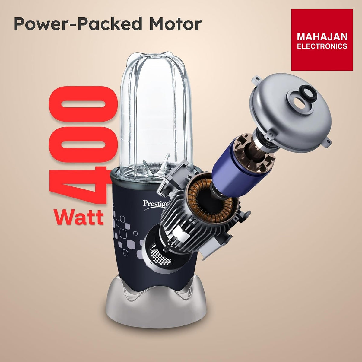 Prestige Nutri-Mate 400 W Mixer Grinder – Mahajan Electronics Online.