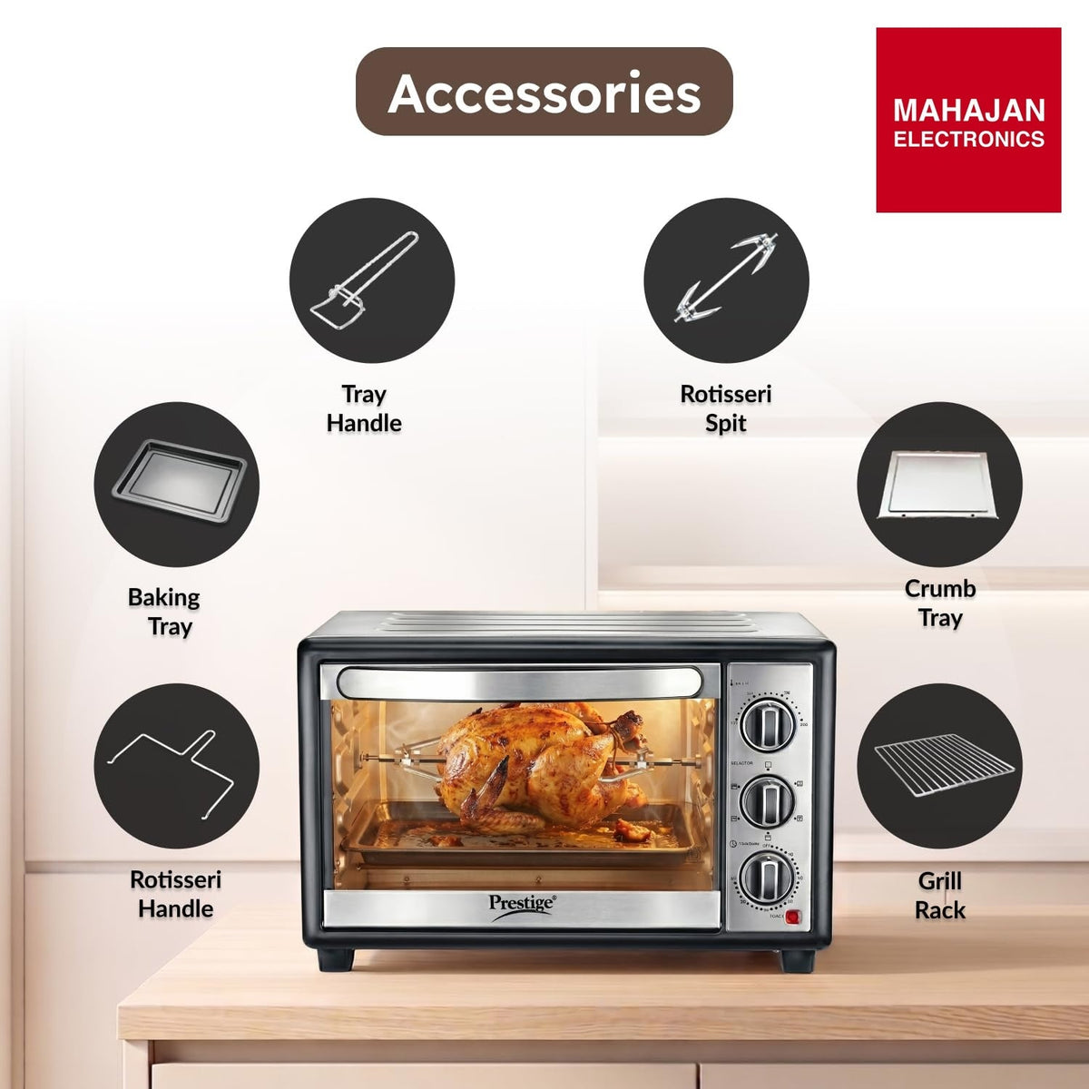 Prestige POTG 28AC 28 L OTG with Air Fry – Mahajan Electronics Online.