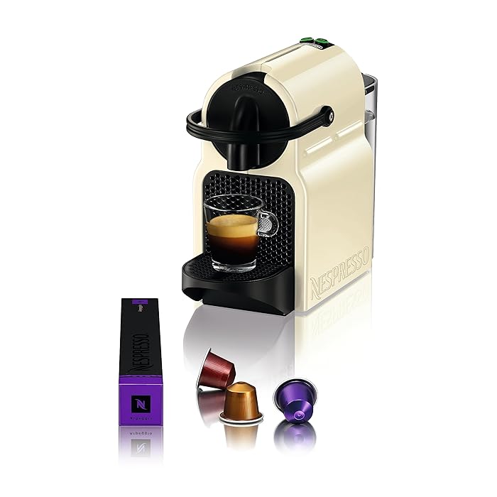Nespresso Inissia EN80.CW Espresso Coffee Machine | 19 Bar Pressure | Fast Heat-Up | Capsule Coffee Maker | Compact Design | White Mahajan Electronics Online