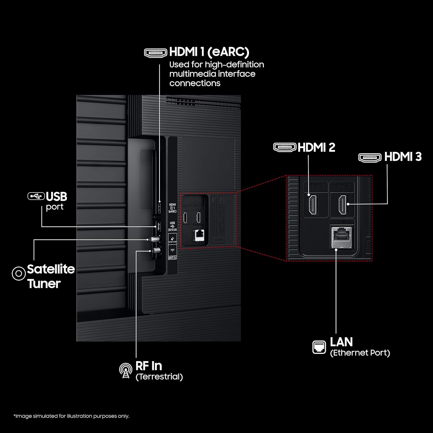 Samsung UA55U8100FULXL 138 cm (55 inches) Crystal 4K Ultra HD Smart LED TV (Black) Mahajan Electronics Online