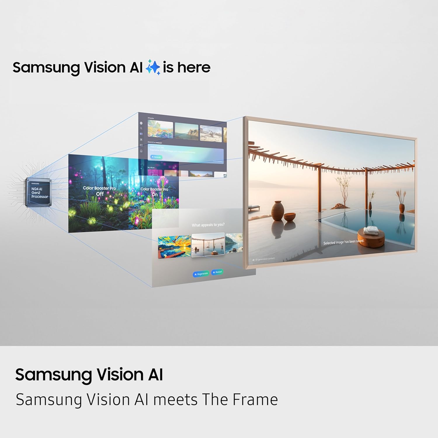 Samsung QA65LS03FAULXL 163 cm (65 inches) The Frame Series 4K Ultra HD Smart QLED TV (Black) Mahajan Electronics online